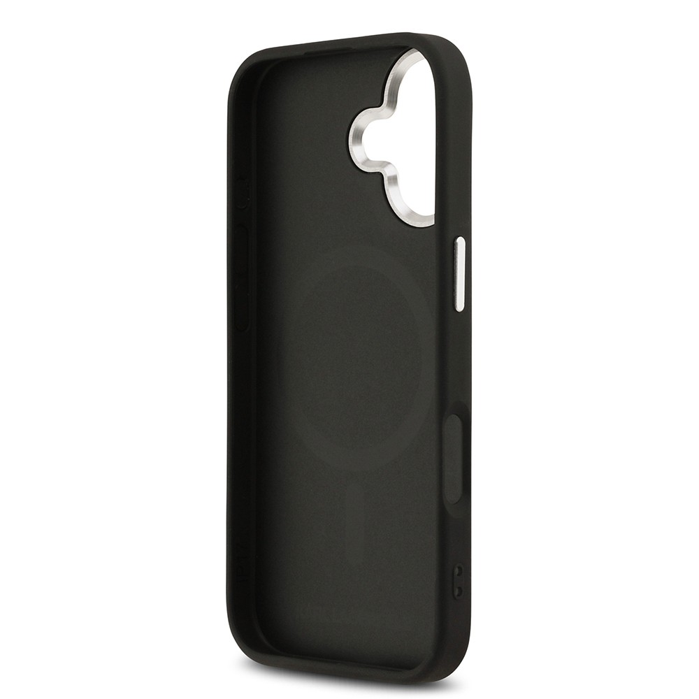Apple iPhone 17 Kılıf Karl Lagerfeld Orjinal Lisanslı M-safe Şarj Özellikli Metal Kamera ve Buton Tasarımlı Paris RSG PU Deri Kapak
