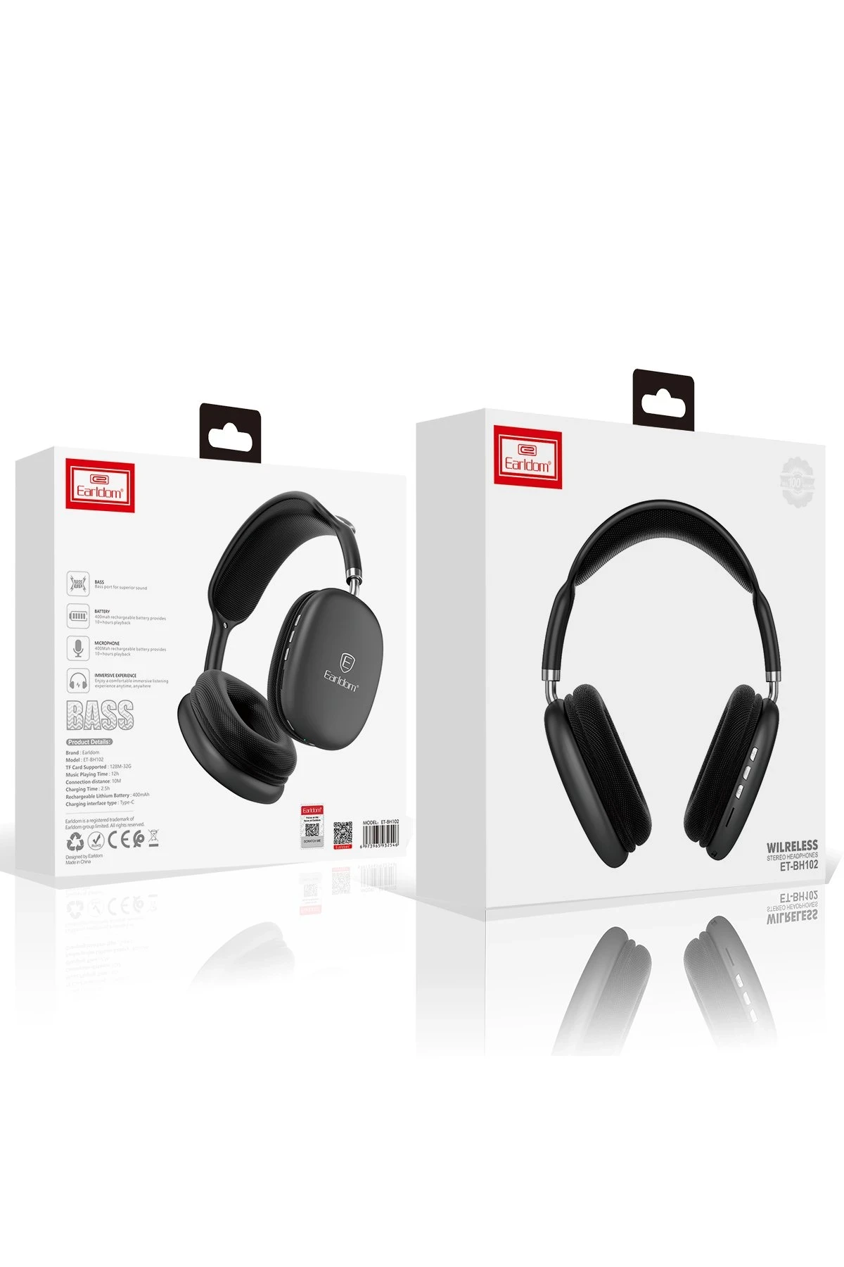 Earldom BH102 Kafaüstü Bluetooth Kulaklık