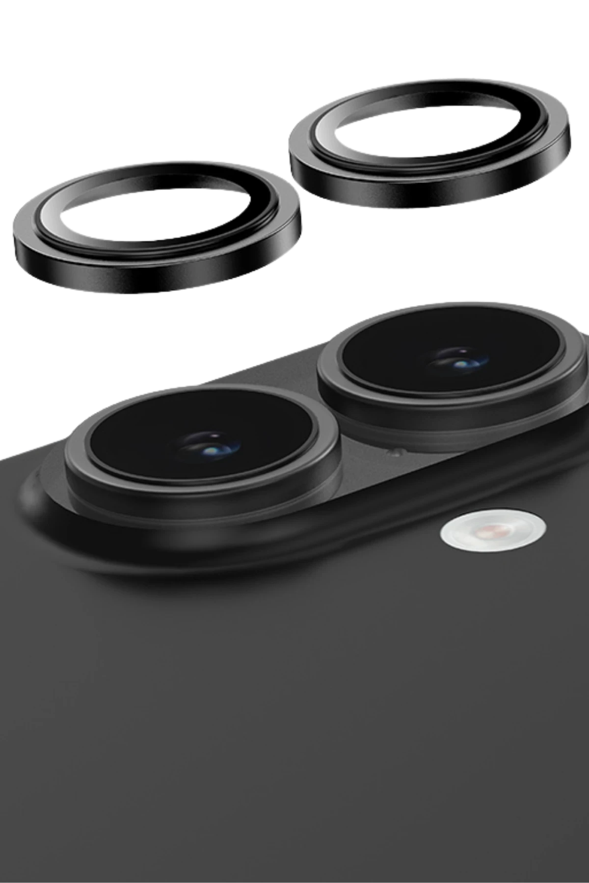 Keephone iPhone 16 Capital Alüminyum AR Kamera Lens Koruyucu