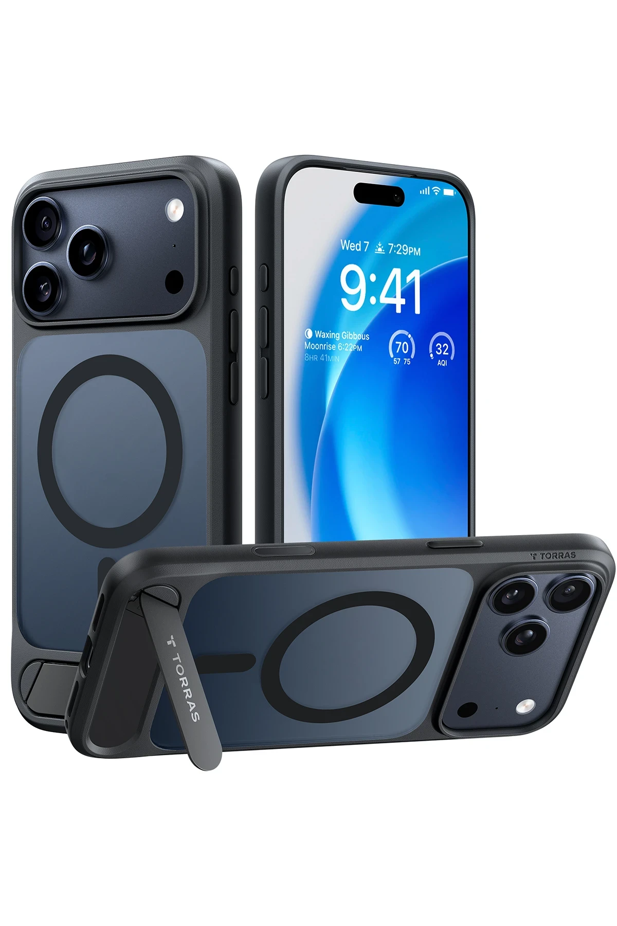 Torras Apple iPhone 17 Pro Max P Stand Serisi Magsafe Kılıf