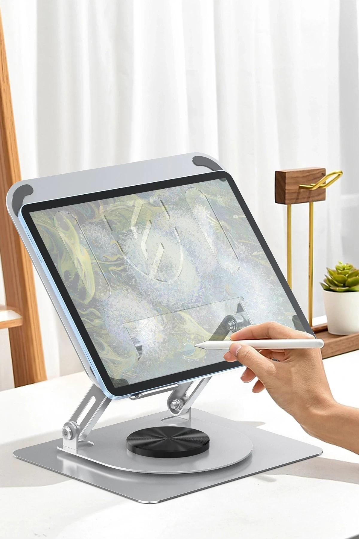 Earldom EH257 360 Derece Ayarlanabilir Metal Laptop Standı