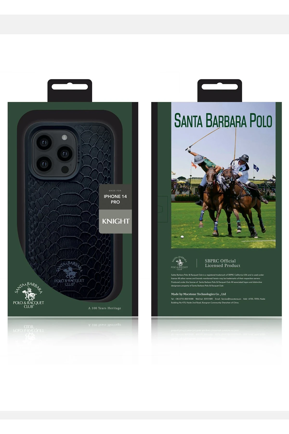 Santa Barbara Polo Racquet Club iPhone 13 Pro Knight Deri Kapak