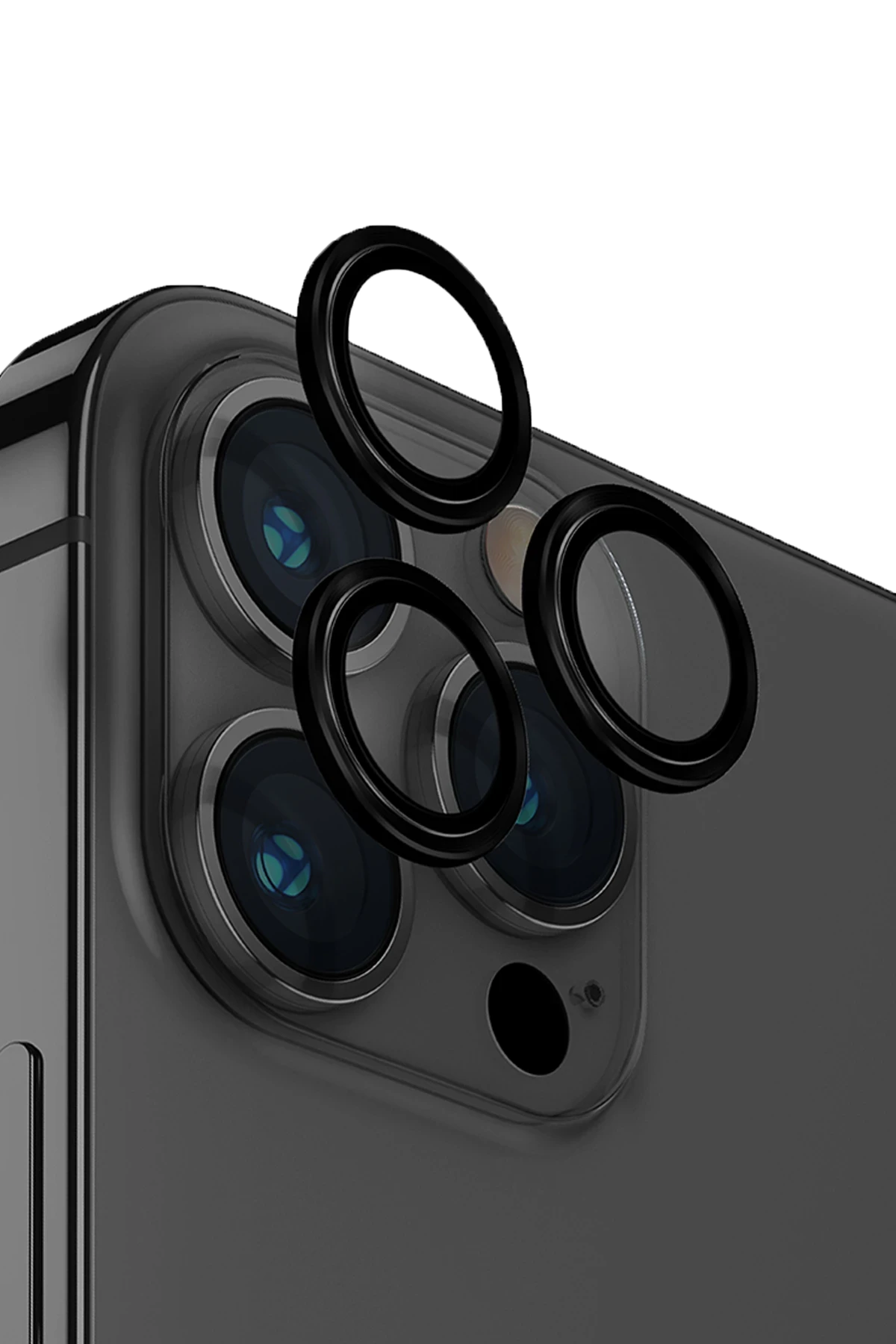 Uniq iPhone 15 Pro Optix Alüminyum Kamera Lens Koruyucu