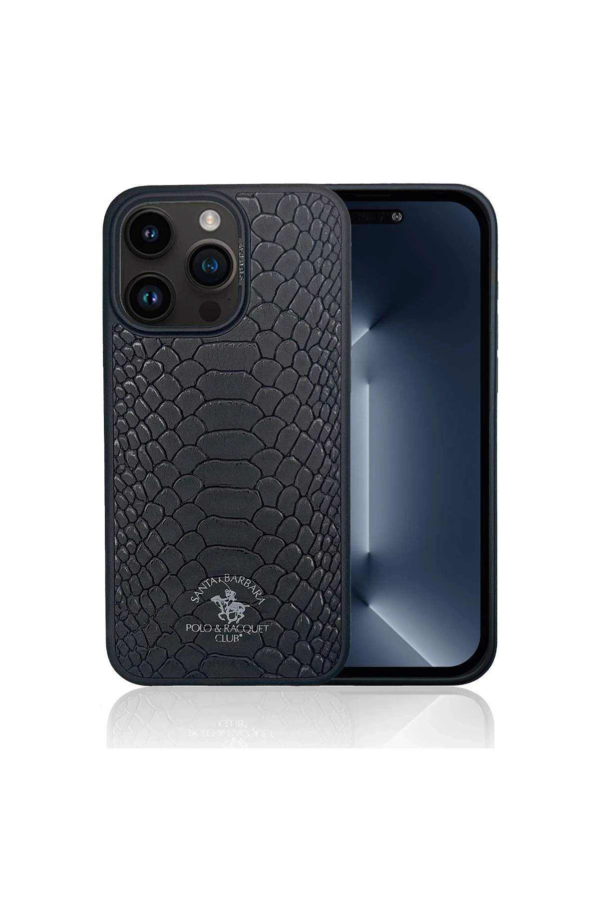 Santa Barbara Polo Racquet Club iPhone 15 Plus Knight Deri Kapak