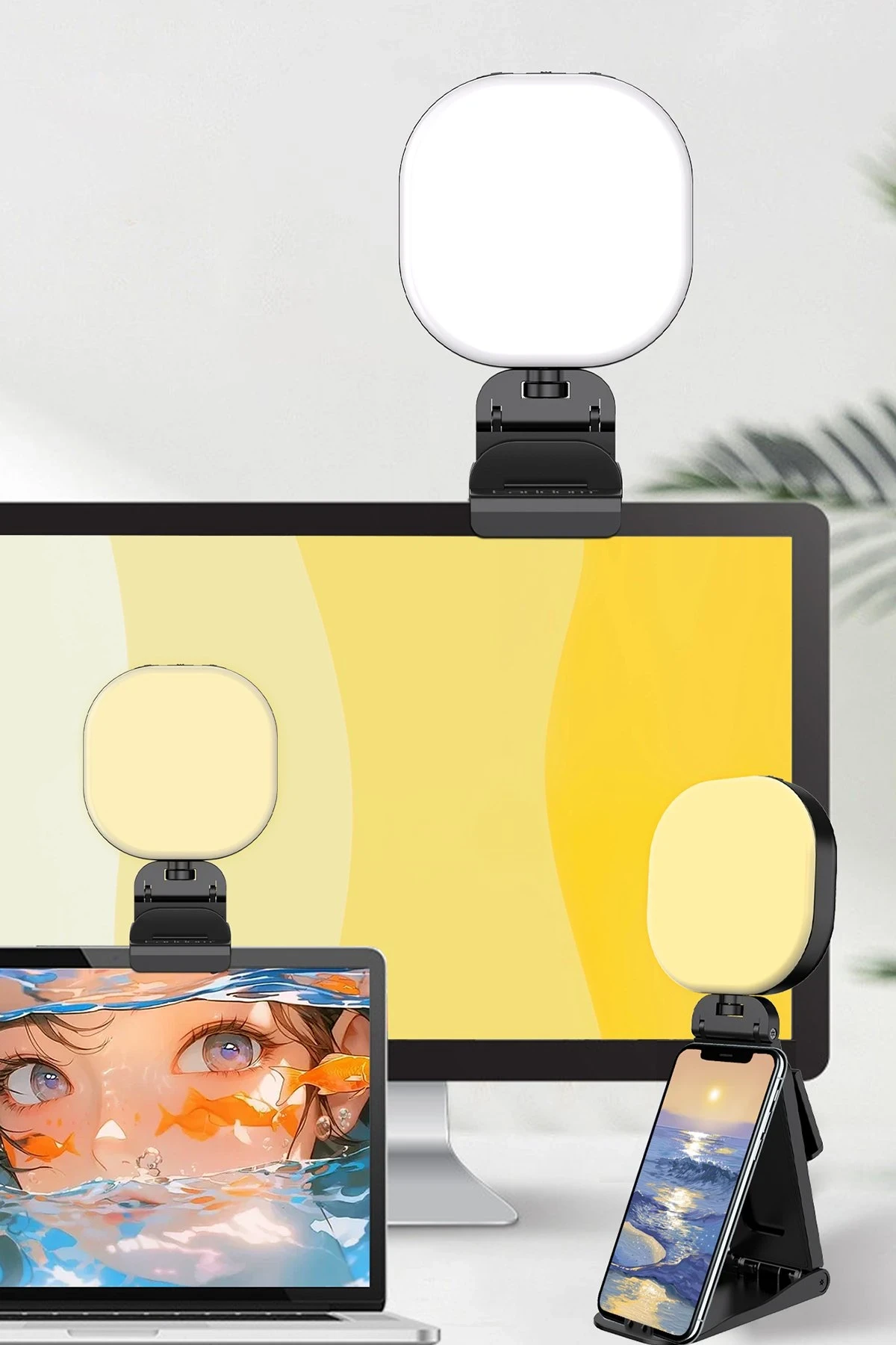Earldom ZP28 Monitör Üstü Led Yayın Işığı