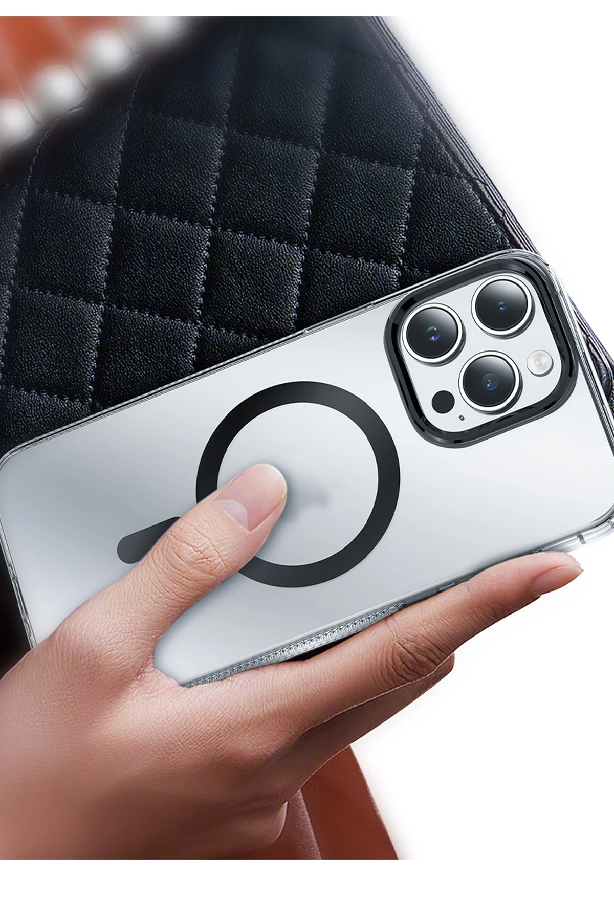 Keephone iPhone 15 Dazzle Pro Matte Magsafe Kılıf