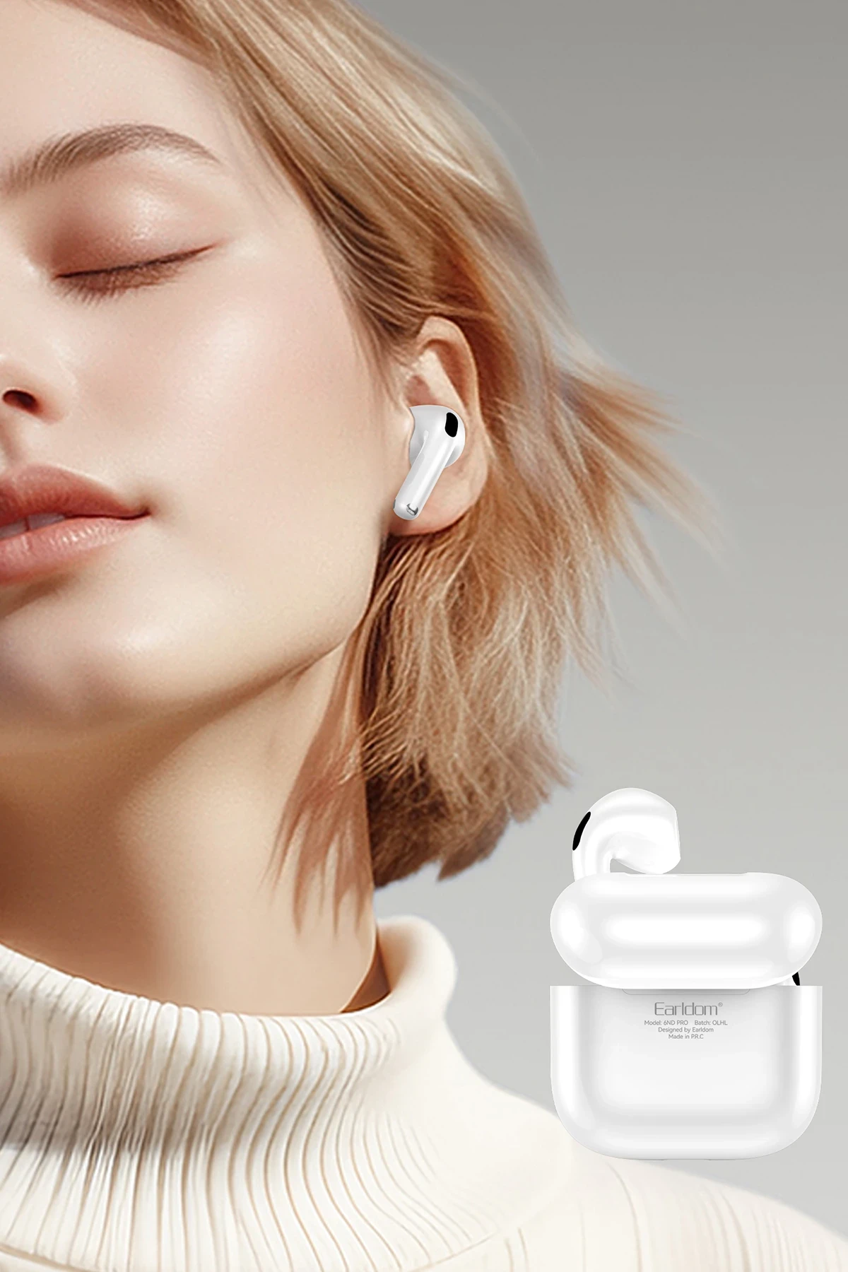 Earldom 6.Nesil Pro Bluetooth 5.4 Kablosuz Airpods Kulaklık