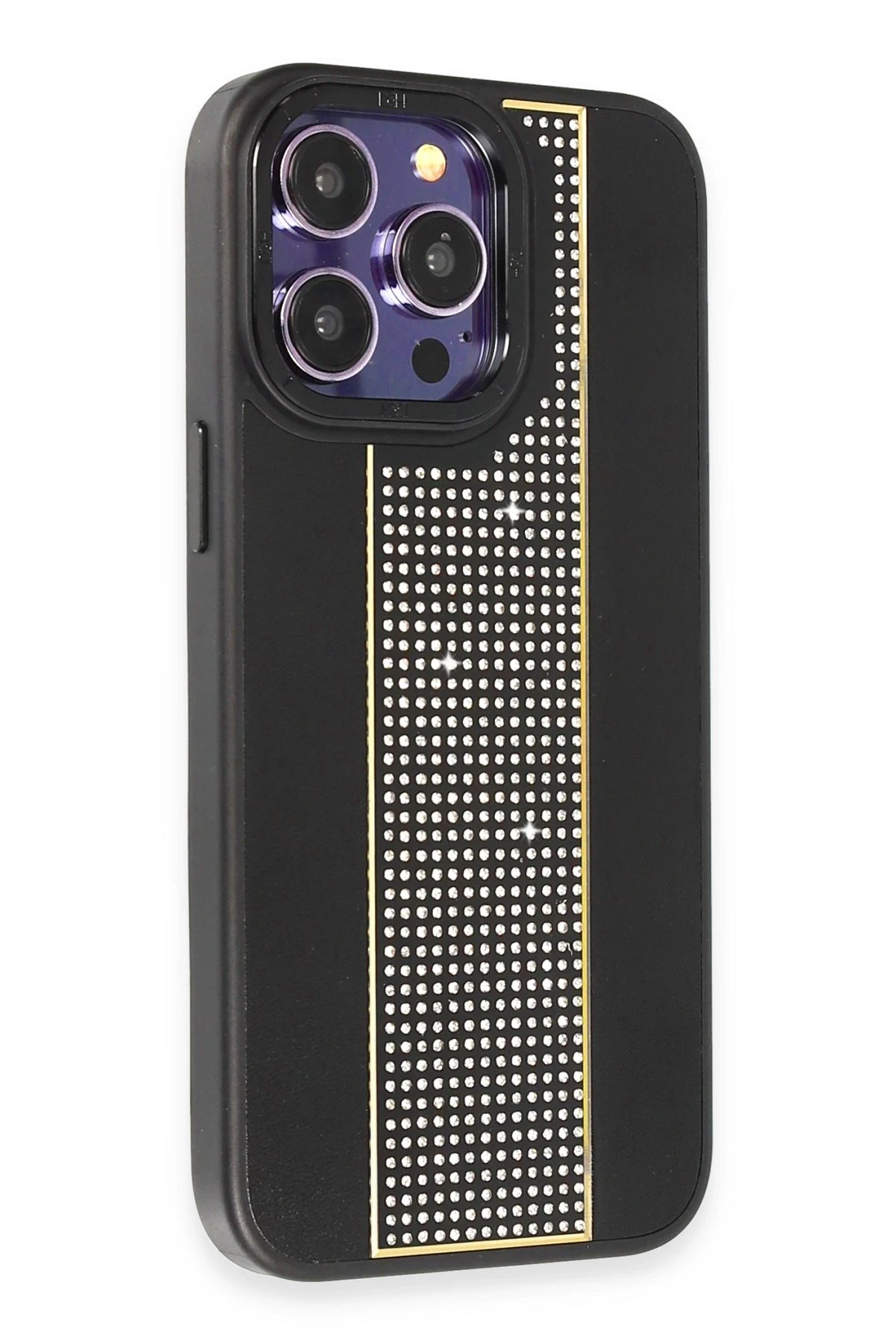 HDD iPhone 14 Pro Kılıf HBC-160 Almera Taşlı Kapak