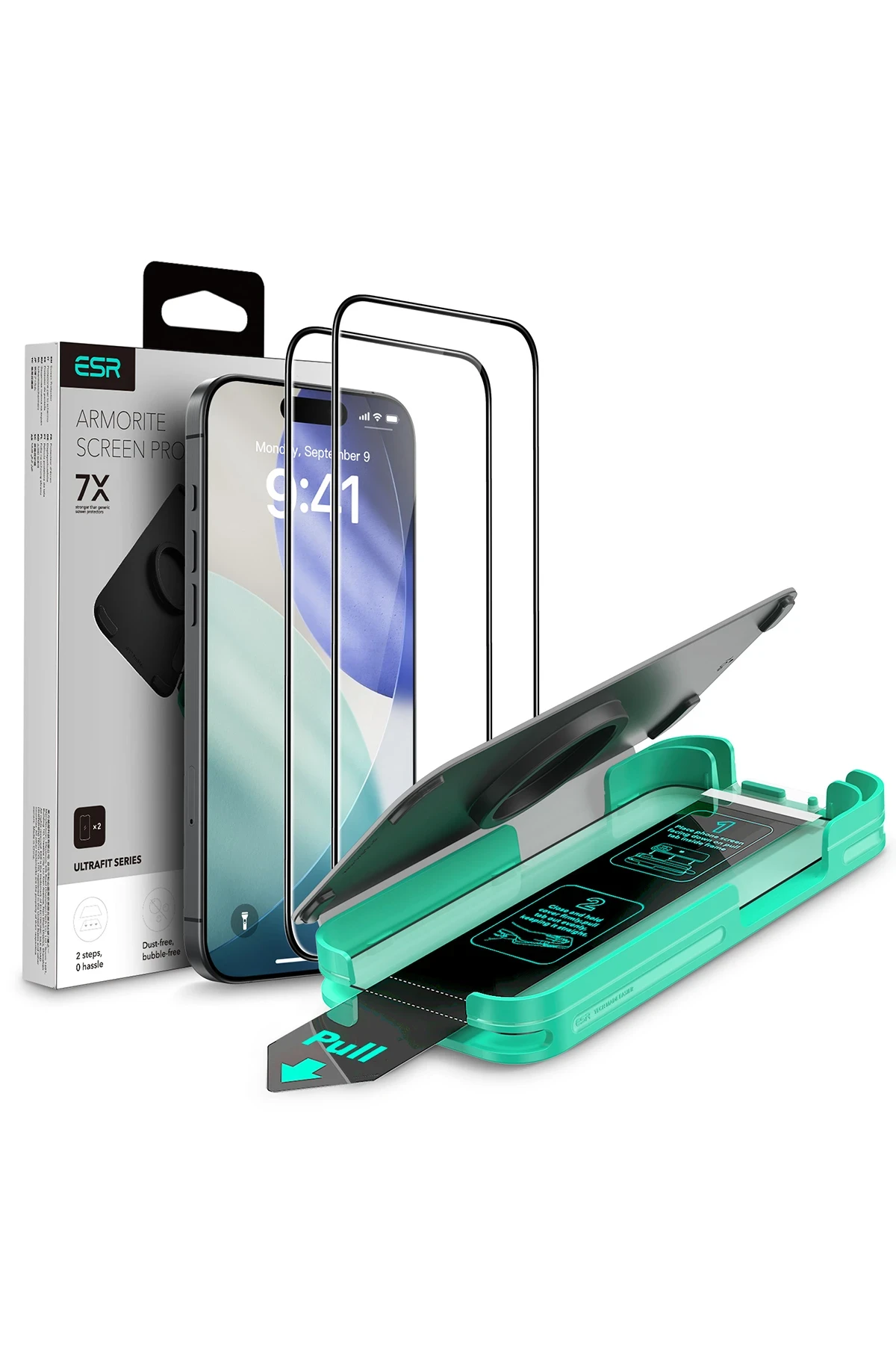 ESR Apple iPhone 17 Pro Max UltraFit Armorite 2 Adet Cam Ekran Koruyucu