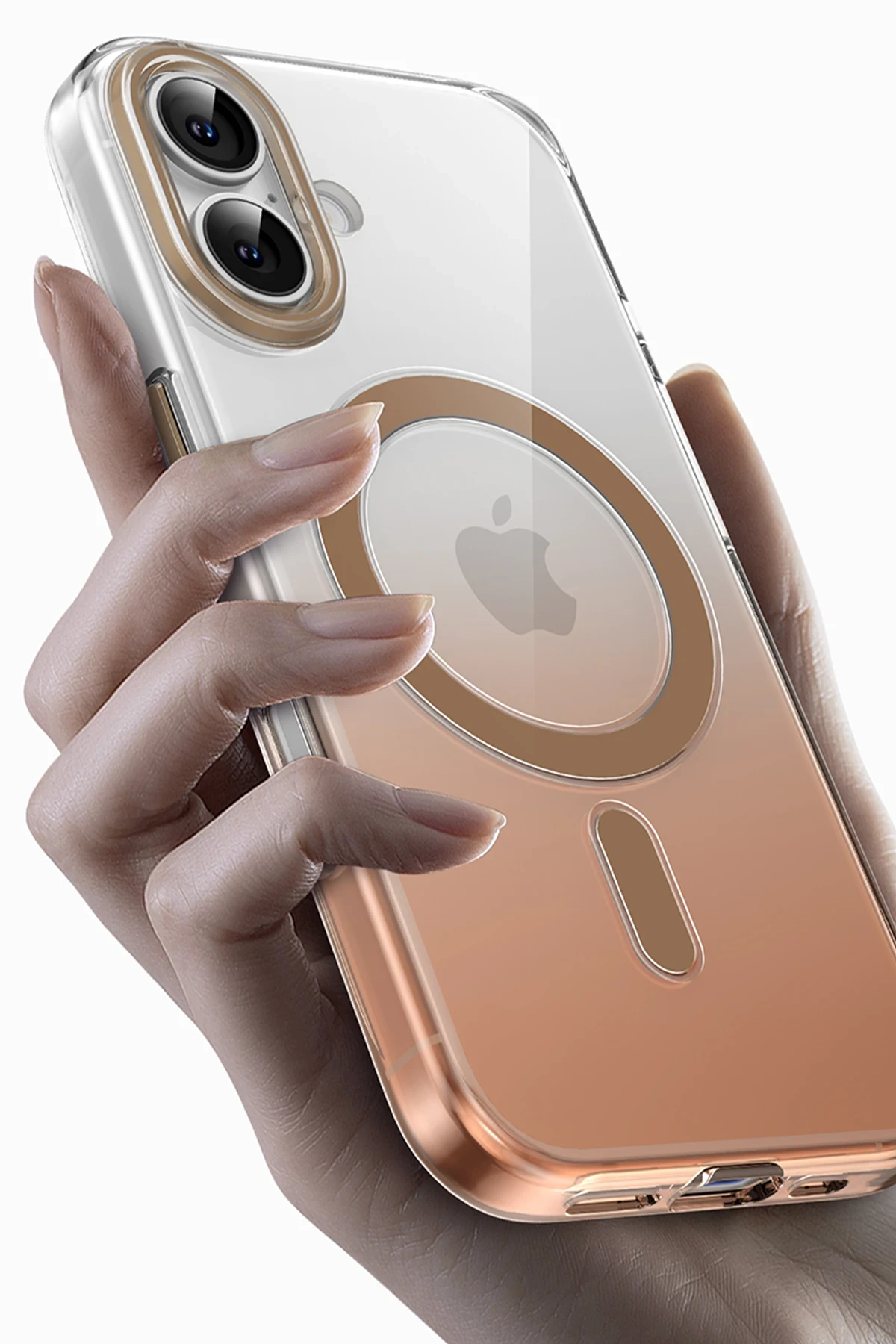 Keephone iPhone 16 Aurora Pro Magsafe Kılıf - Siyah Titanyum