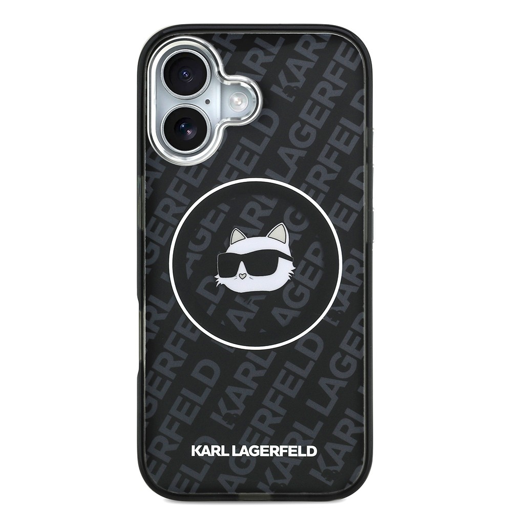 Apple iPhone 17 Kılıf Karl Lagerfeld Orjinal Lisanslı IML Baskılı Choupette Heads Kapak