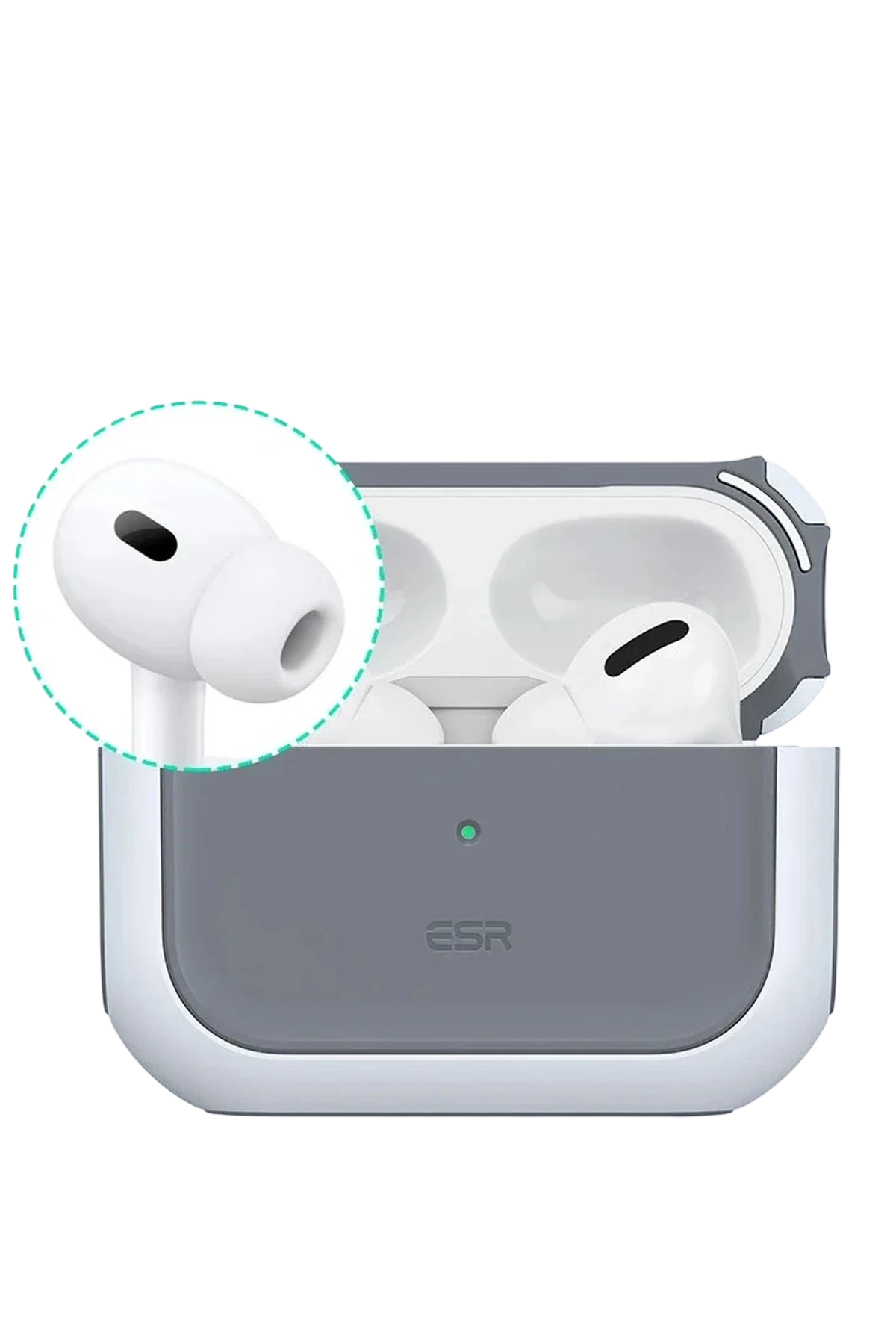 ESR Apple Airpods Pro 2 (2.Nesil) Orbit Hybrid Magsafe Şarj Destekli Kılıf