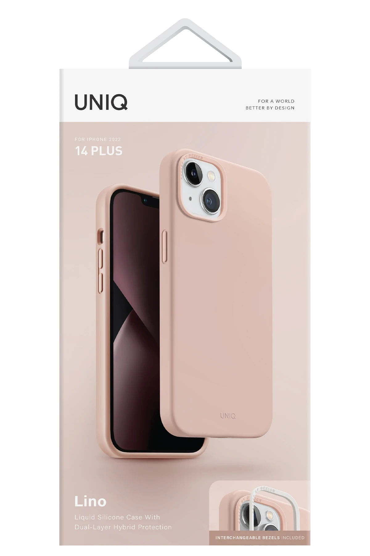 Uniq iPhone 14 Plus Lino Silikon Kapak