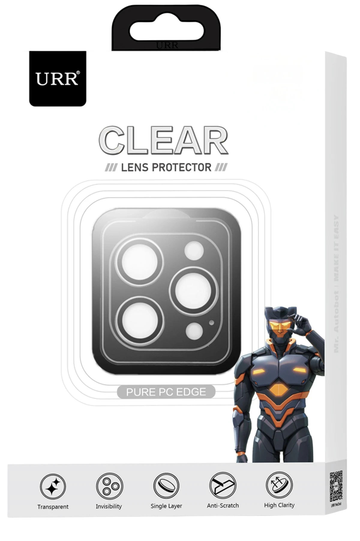 URR Apple iPhone 17 Air PC Clear Lens Koruyucu