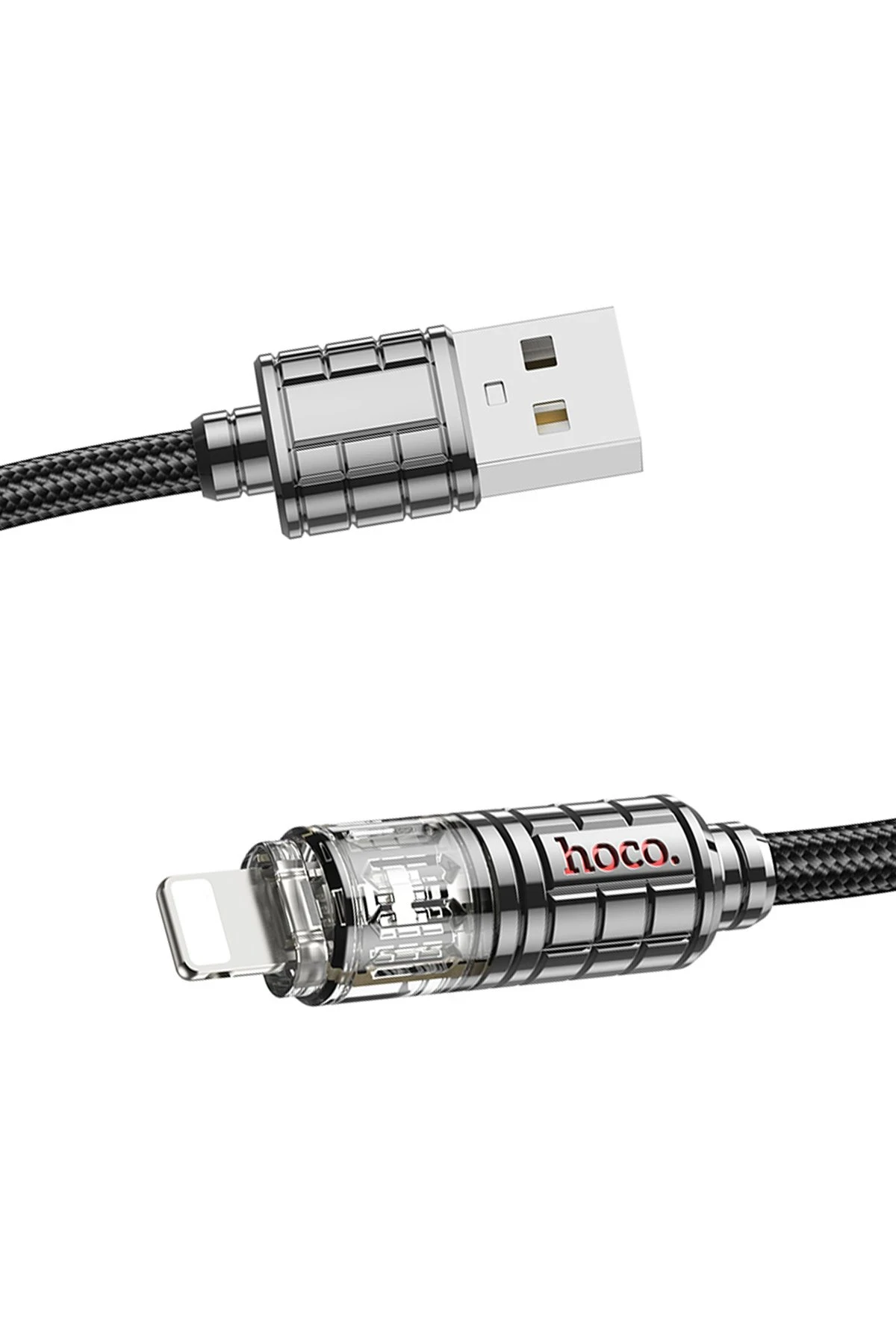 Hoco. U122 1.2M Lantern USB to Lightning Şarj Data Kablosu