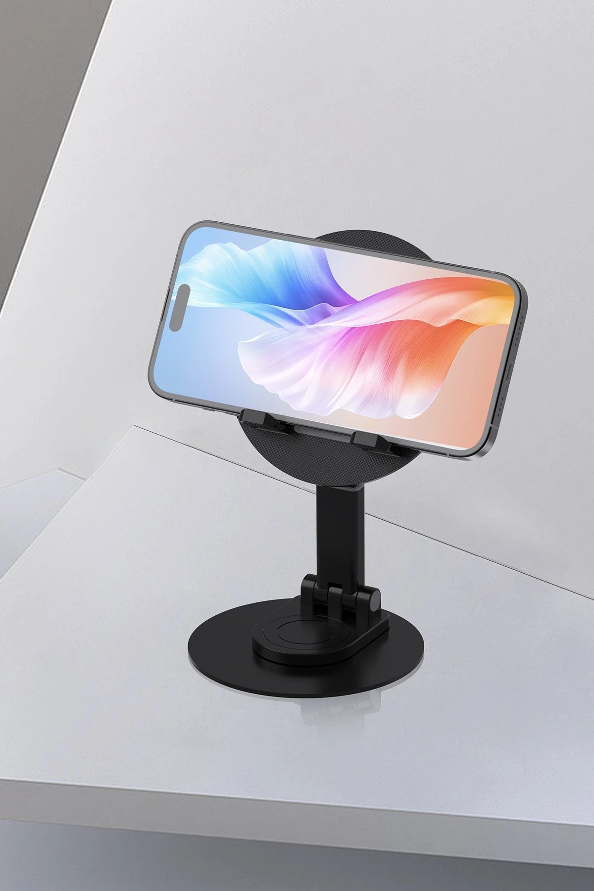 Earldom EH222 360 Derece Ayarlanabilir Katlanabilir Masaüstü Telefon Tutucu