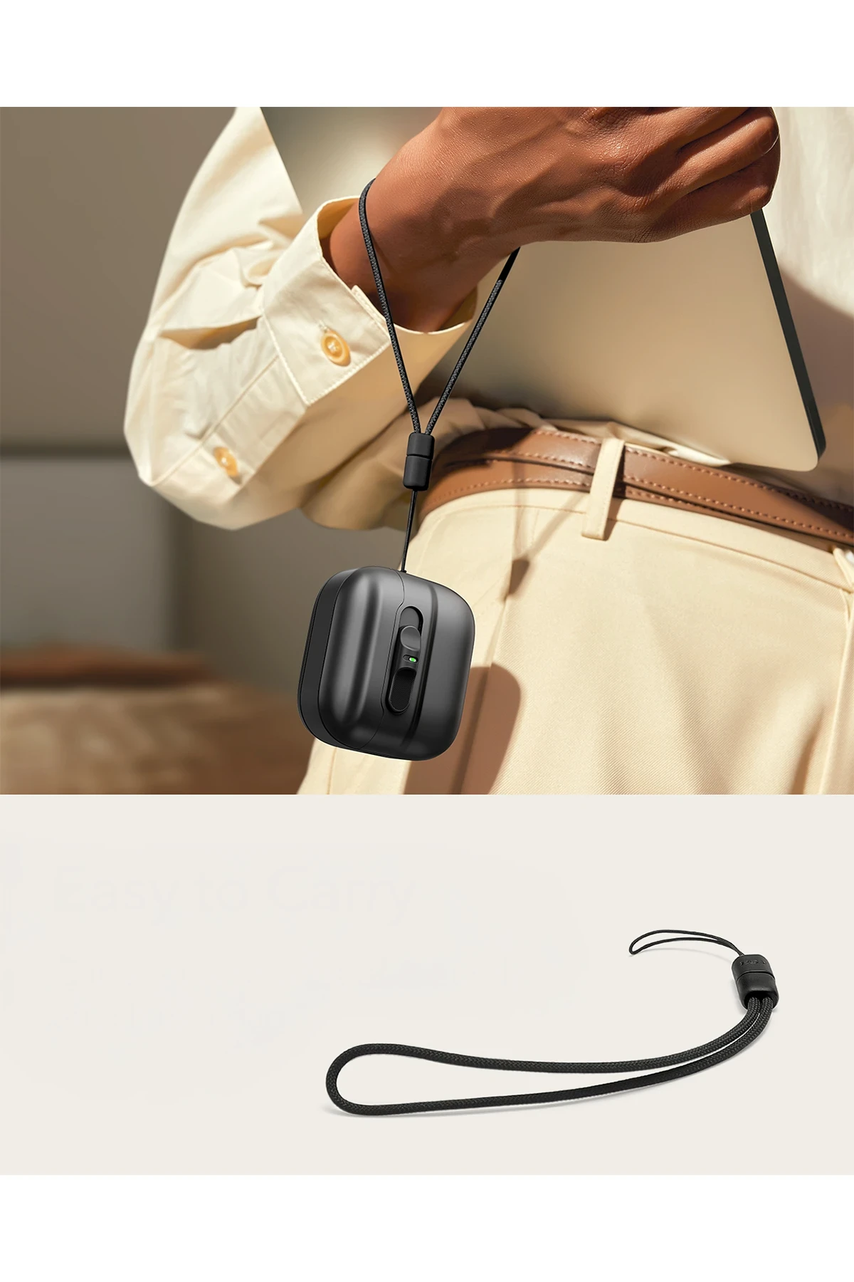 ESR Apple Airpods 4 (4.nesil) Pulse FlickLock Magsafe Şarj Destekli Kilitli Kılıf