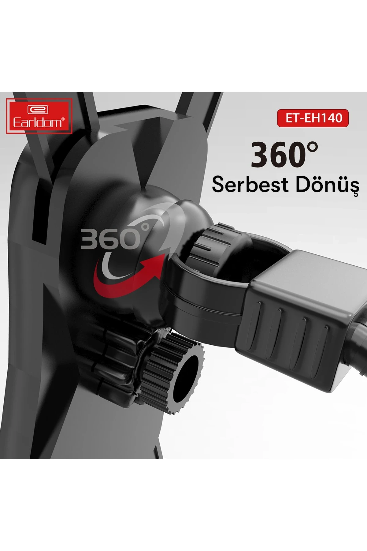 Earldom EH140 Motosiklet İçin Ayarlanabilir Telefon Tutucu