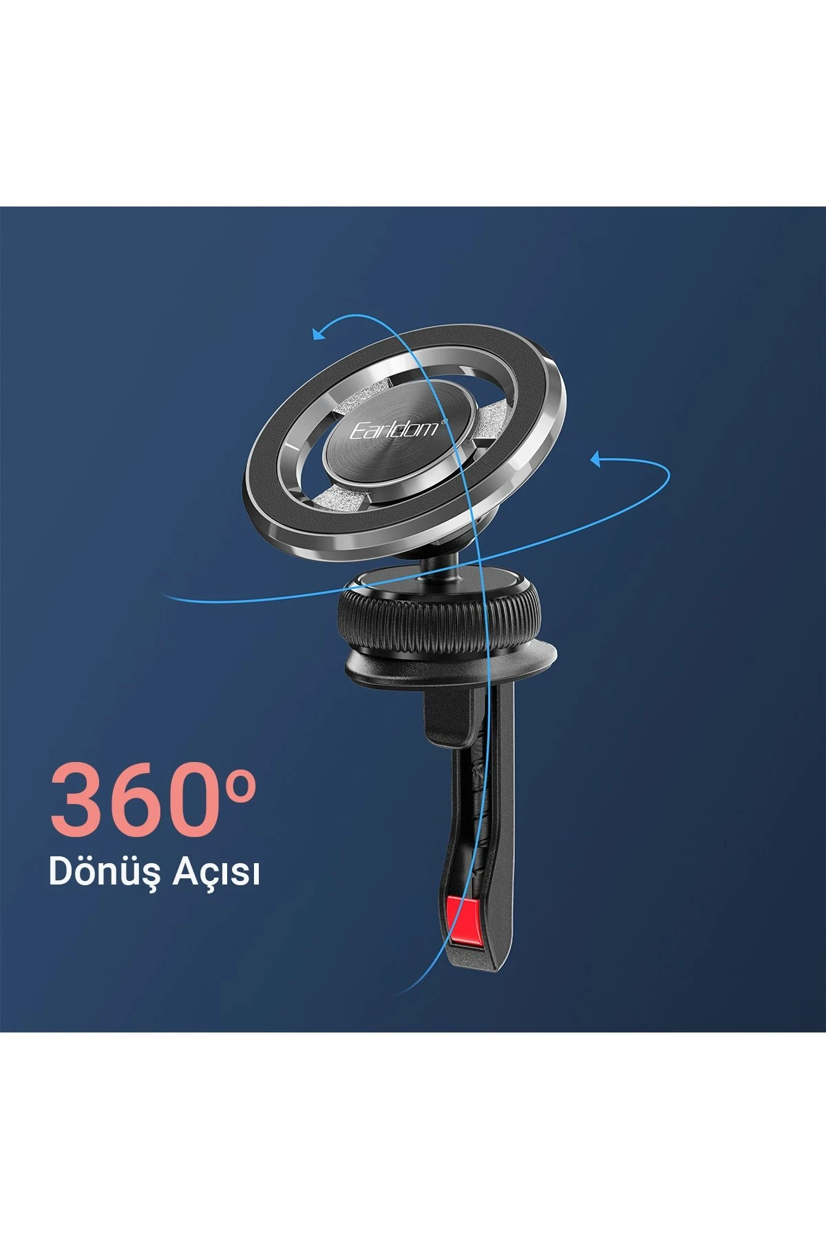 Earldom EH213 Izgara Klipsli Manyetik Magsafe Araç Tutucu
