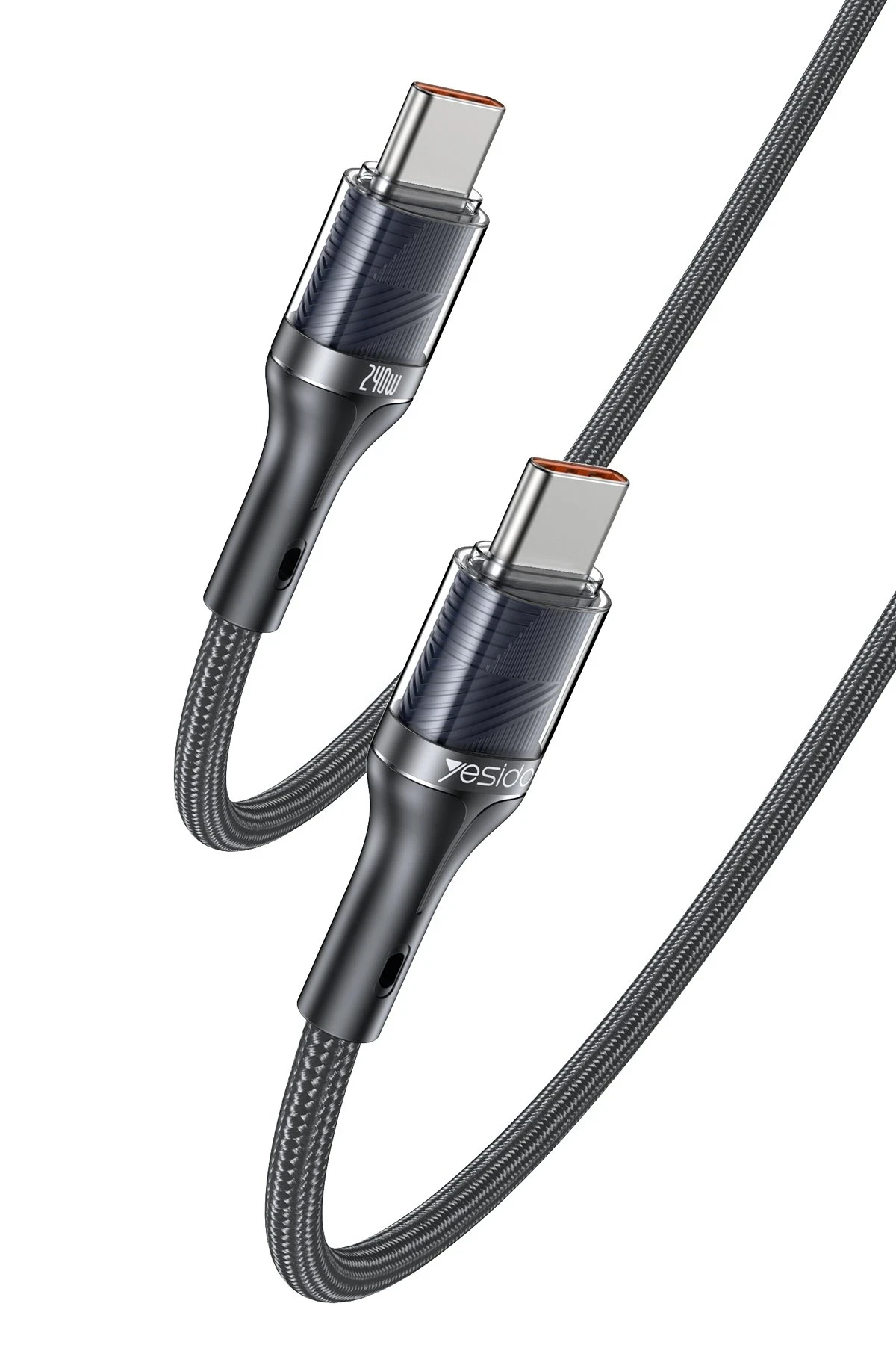 Yesido CA166 1.2M 240W Type-C to Type-C PD 2.0 Hızlı Şarj Kablosu