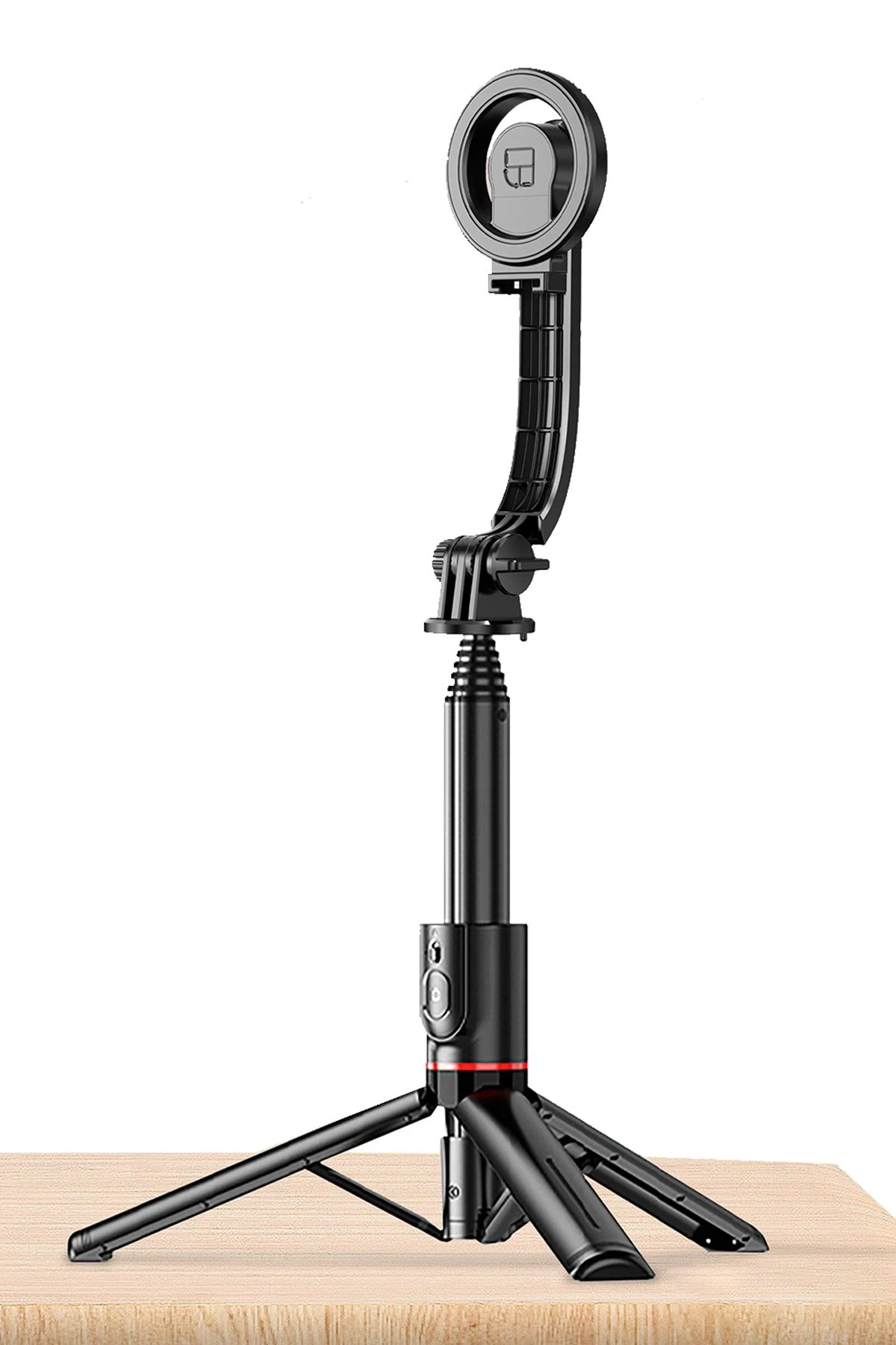 Earldom ZP31 360 Derece Ayarlanabilir Açılı BT 4.2 Tripodlu Manyetik Magsafe Özellikli Selfie Çubuğu