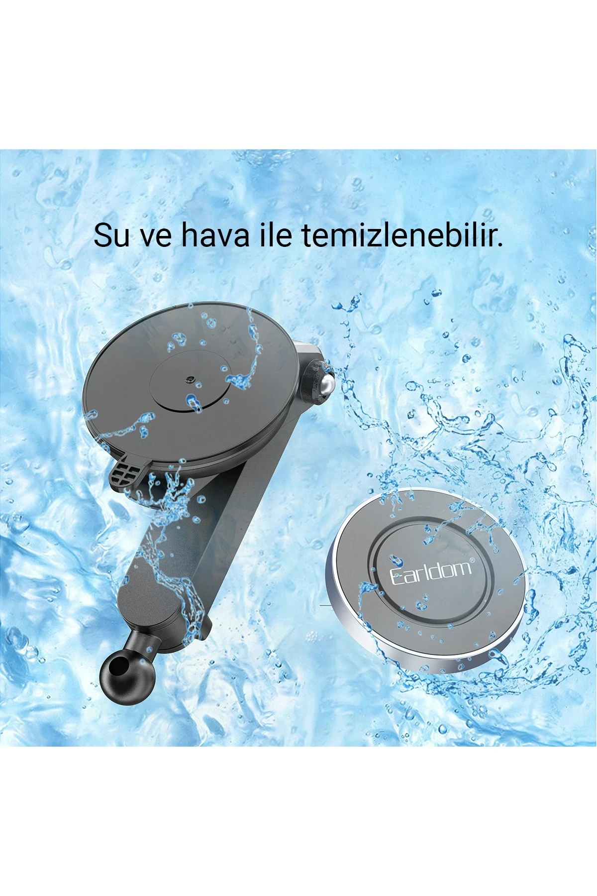 Earldom EH211 Ayarlanabilir Vantuzlu Magsafe Araç Tutucu