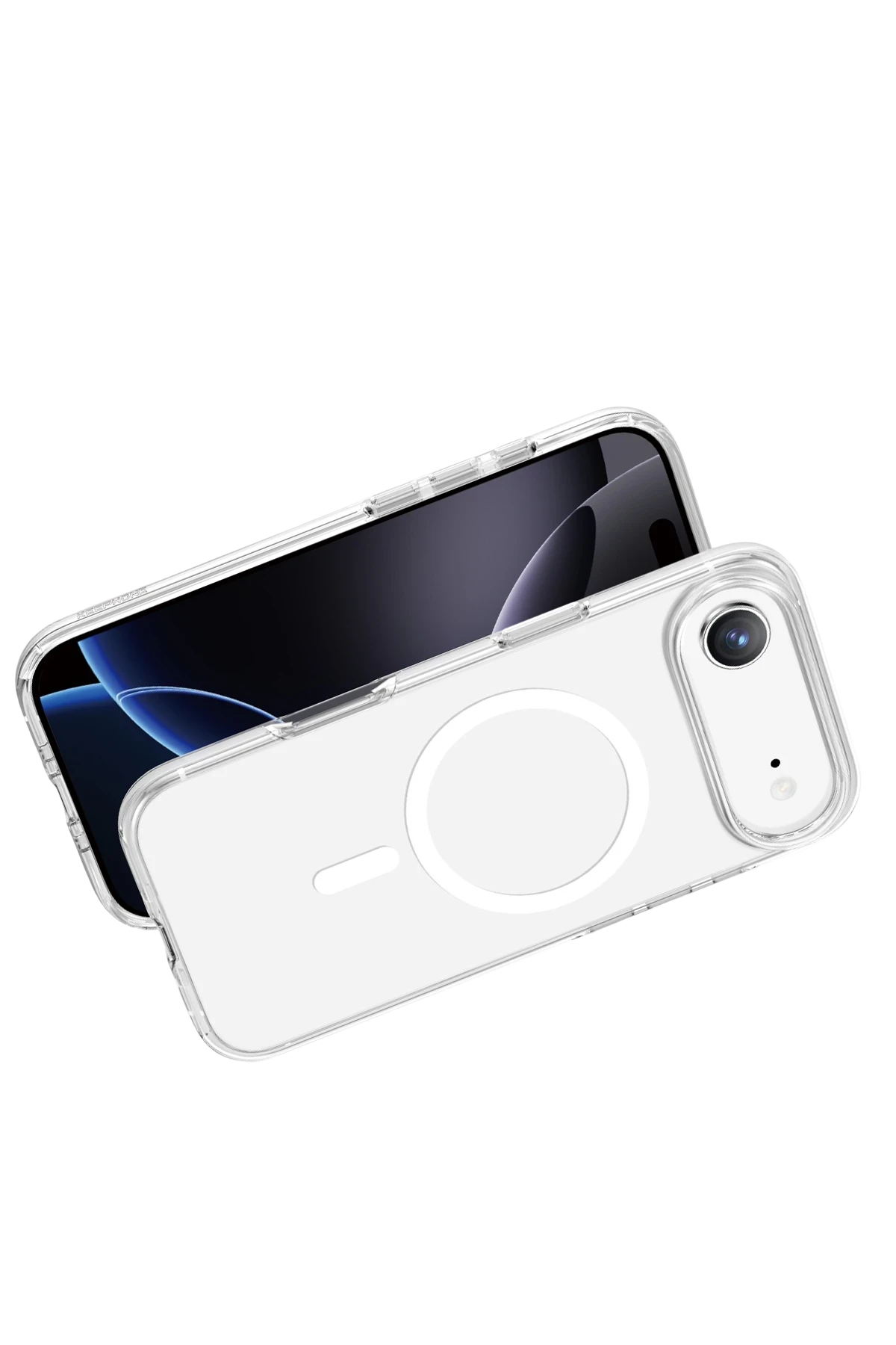 Keephone Apple iPhone 17 Air Non Yellow Şeffaf Magsafe Kılıf