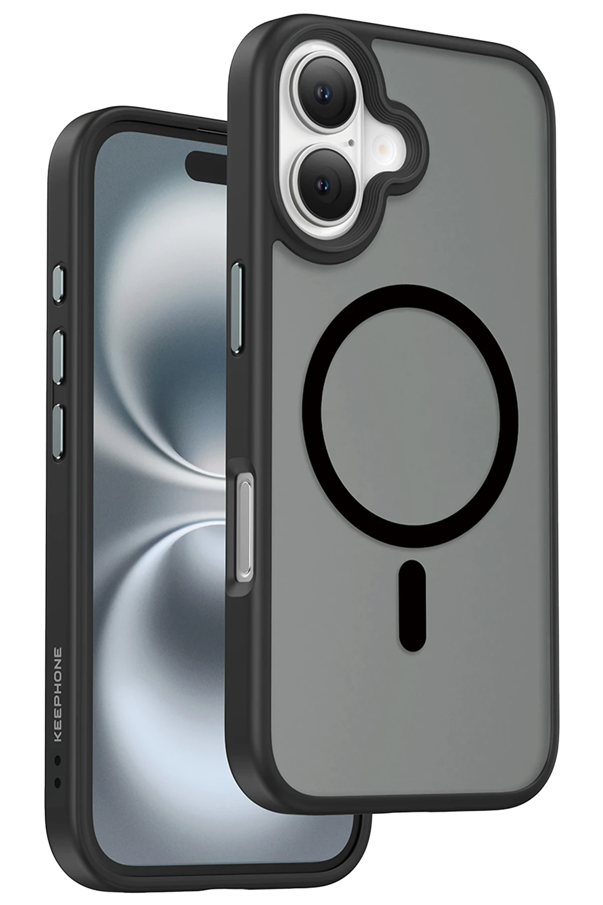 Keephone iPhone 16 Mago Pro Magsafe Kılıf - Siyah Titanyum