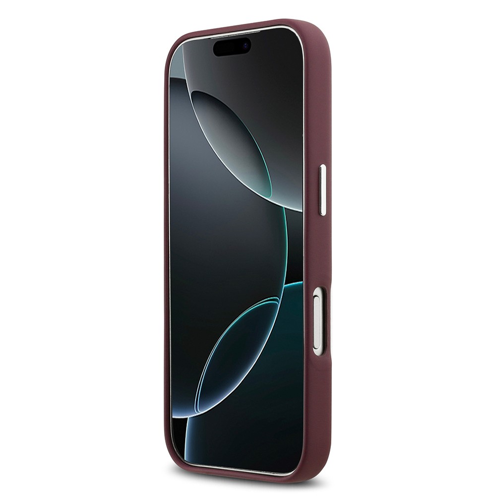 Apple iPhone 17 Pro Kılıf BMW Orjinal Lisanslı M-safe Şarj Özellikli Metal Logolu Tam Kaplama Deri Kapak