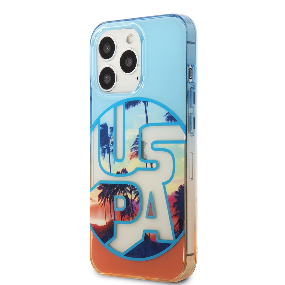 Apple iPhone 14 Pro Max Case U.S. Polo Assn. Color Leaf Printed Design Cover