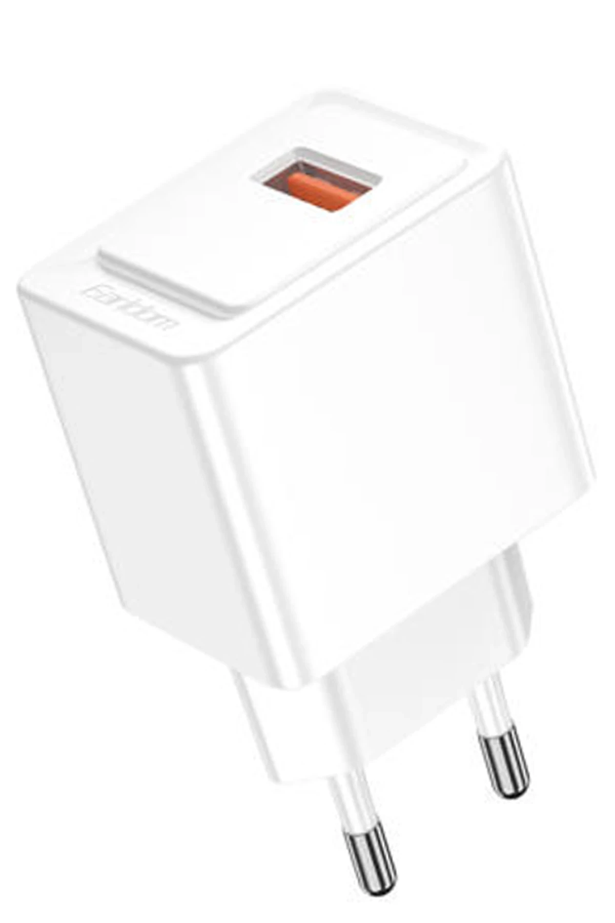 Earldom EU45 18W USB QC 3.0 Çıkışlı ve USB to Type-C Kablolu PD Hızlı Şarj Cihazı