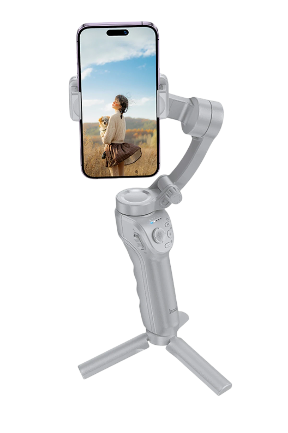 Hoco. K24 360 Derece Otomatik Yüz Takipli Tripodlu Akıllı Selfie Gimbal