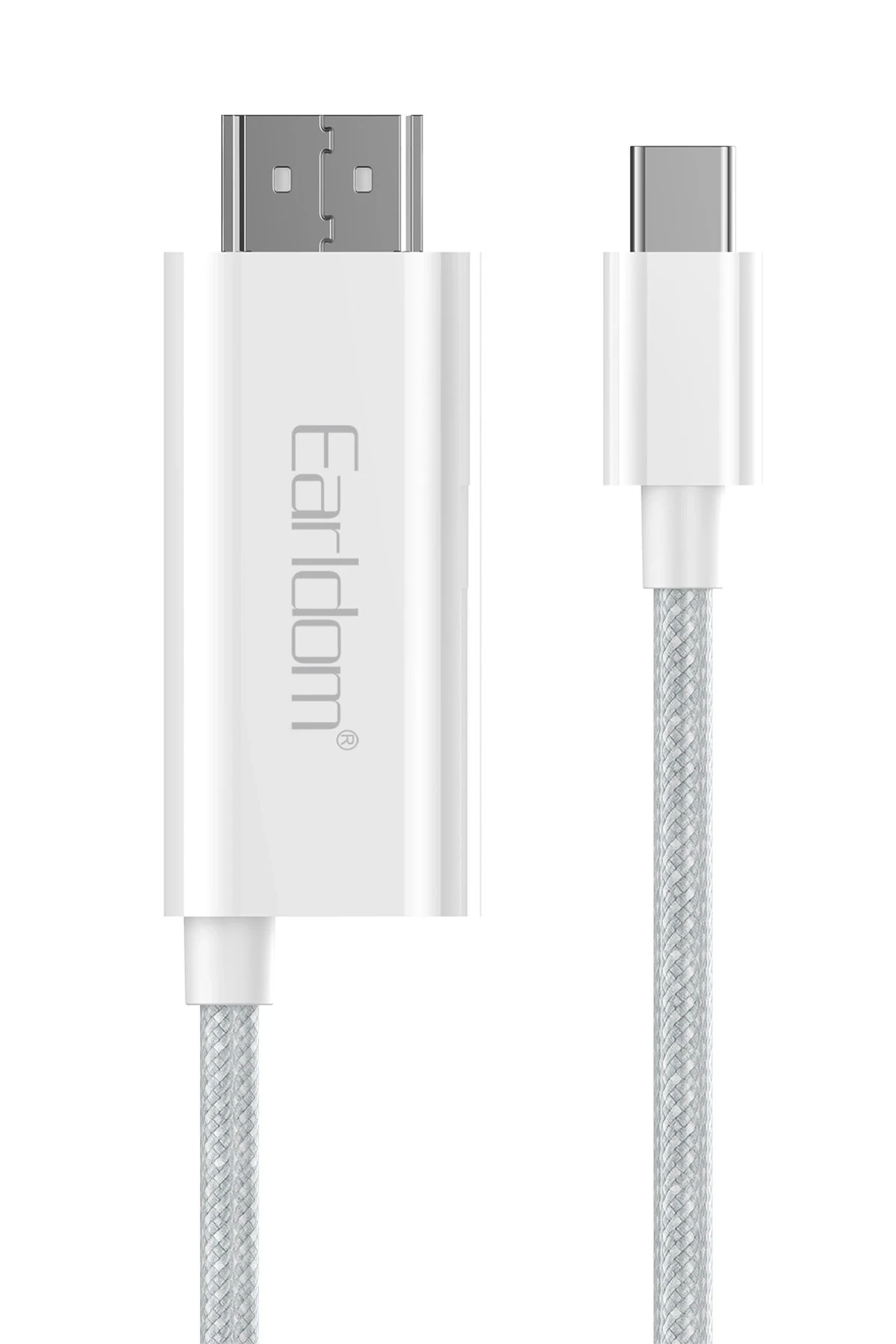 Earldom W40 2in1 4K 2M Ekstra 100W PD Type-C Çıkışlı Tak Çalıştır Type-C to HDMI Dönüştürücü