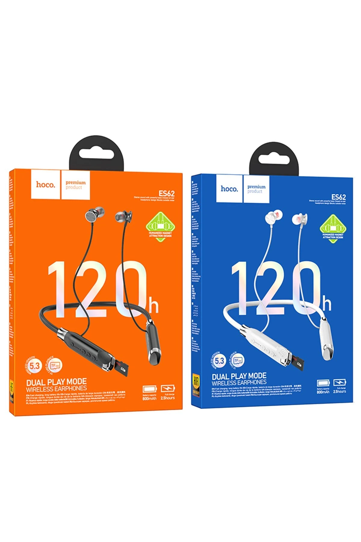 Hoco. ES62 BT 5.3 Gürültü Engelleyici Özellikli Boyun Askılı Bluetooth Kablosuz Kulaklık