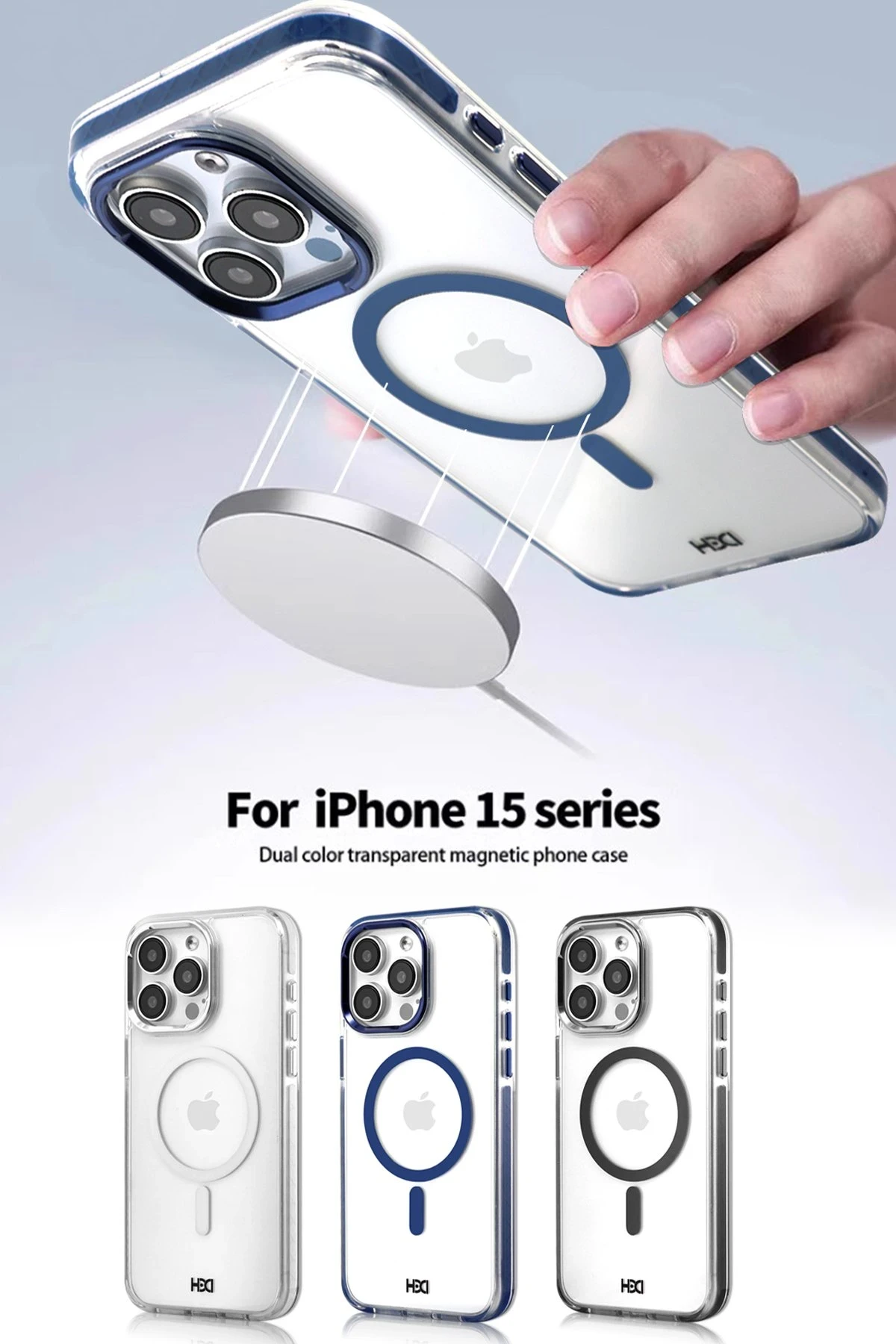 HDD iPhone 15 Pro HBC-250 Dublin Magsafe Kapak