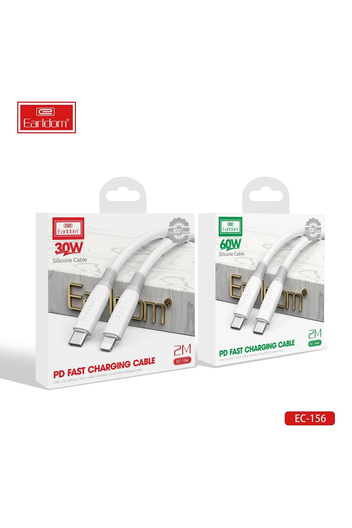 Earldom EC-156i PD 30W Type-C to Lightning 2m Hızlı Şarj Kablosu