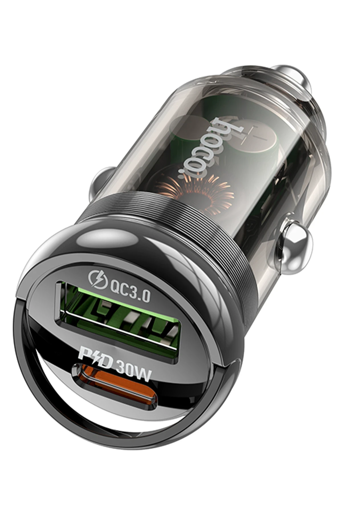 Hoco. Z53A PD 30W Type-C ve USB Çıkışlı Araç Şarjı