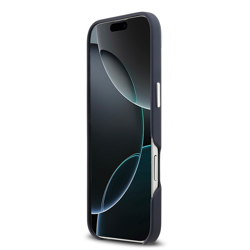 Apple iPhone 17 Air Kılıf BMW Orjinal Lisanslı M-safe Şarj Özellikli Metal Logolu Tam Kaplama Deri Kapak