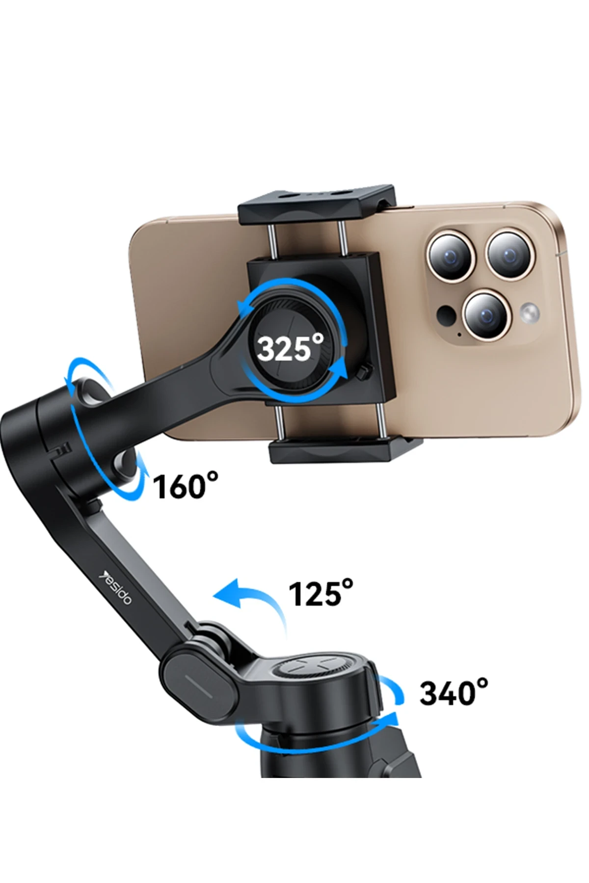 Yesido SF27 360 Derece Ayarlanabilir Tripodlu BT Selfie Gimbal
