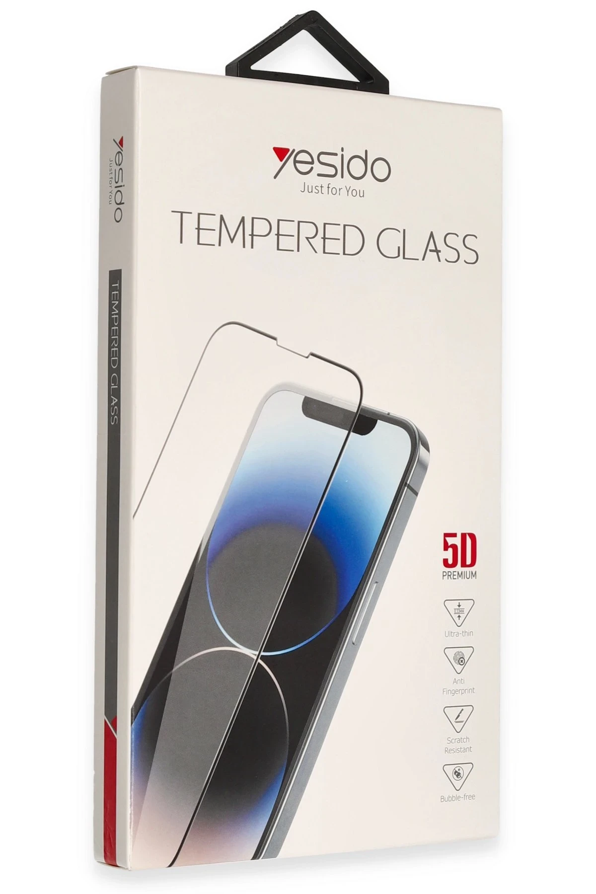 Yesido iPhone 12 Pro Max TG12 5D Cam Ekran Koruyucu