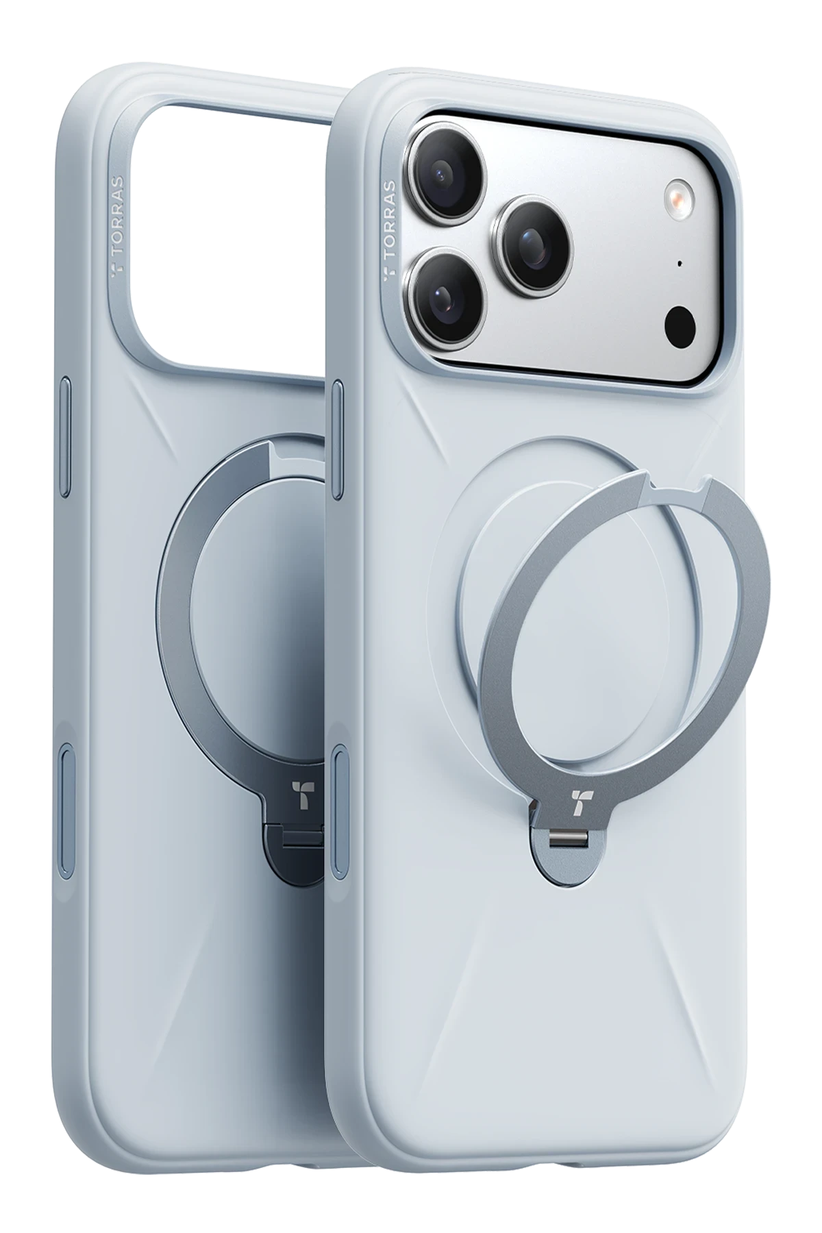 Torras Apple iPhone 17 Pro Max O Stand Spin Silicone Serisi Magsafe Kılıf