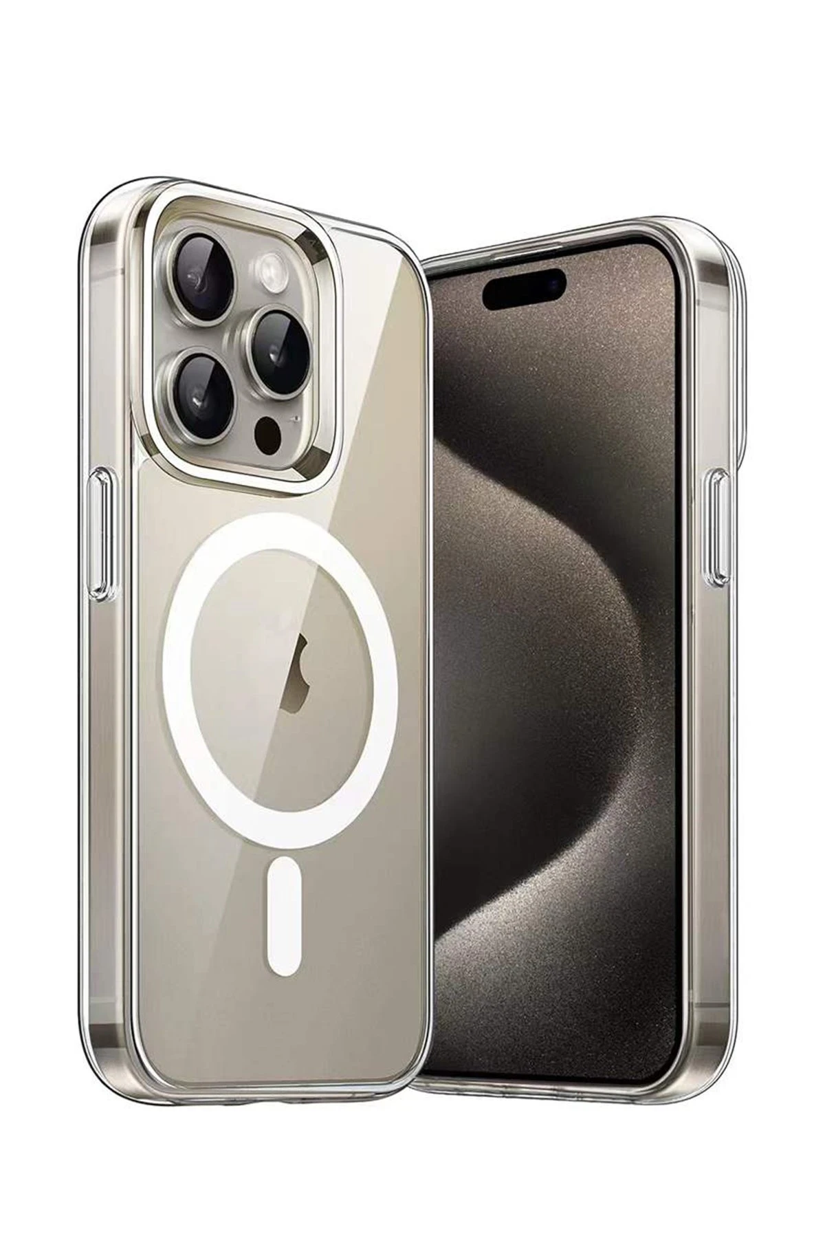 URR iPhone 16 Crystal Clear Magsafe 3in1 Ekran Koruyucu ve Kamera Lens Set