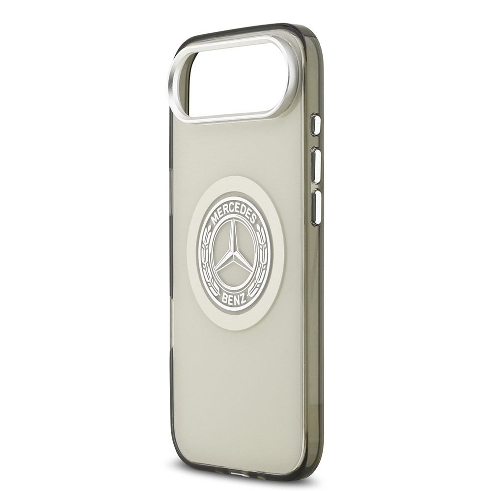 Apple iPhone 17 Air Kılıf Mercedes Benz Orjinal Lisanslı M-safe Şarj Özellikli Çift Katmanlı PC Nostaljik Yıldız Dizayn Kapak