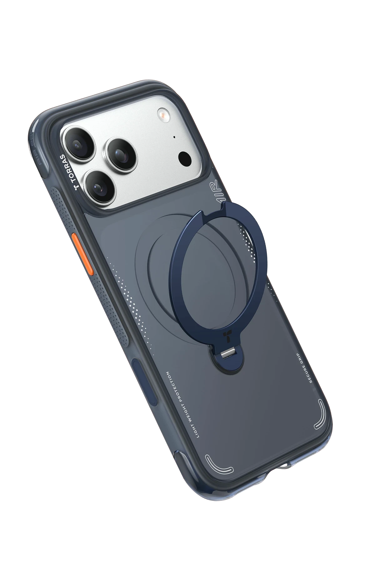 Torras Apple iPhone 17 Pro Max O Stand Spin Air Serisi Magsafe Kılıf