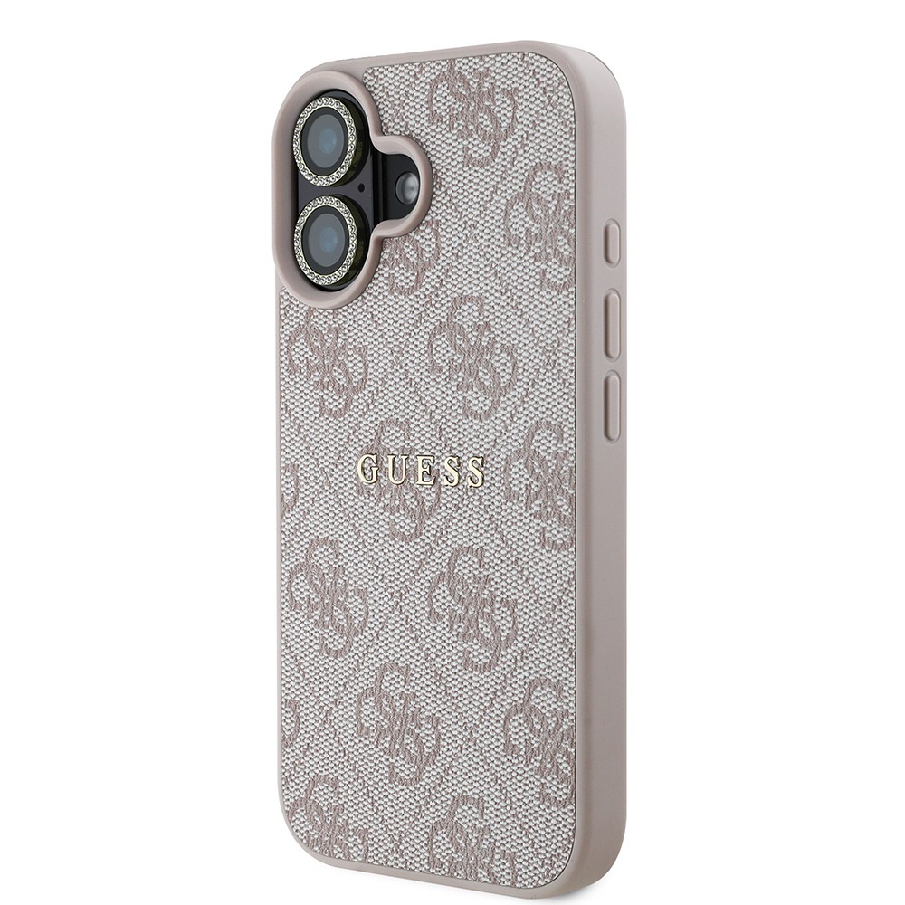 Apple iPhone 16 Guess Orjinal Lisanslı Kılıf + Ekran Koruyucu + Lens Koruyucu 3in1 Aksesuar Seti