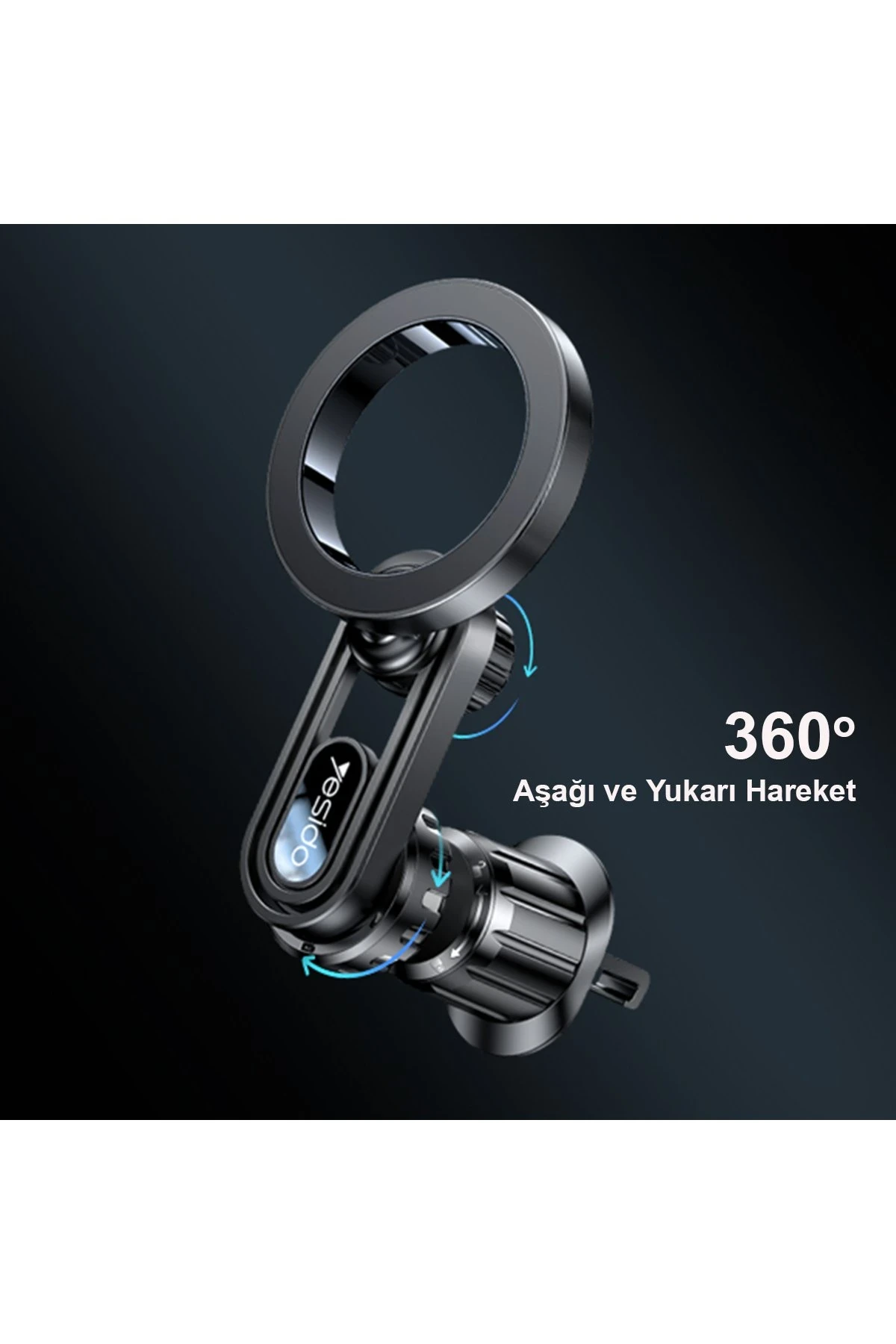 Yesido C157 Ayarlanabilir Izgara Klipsli Manyetik Magsafe Araç Tutucu