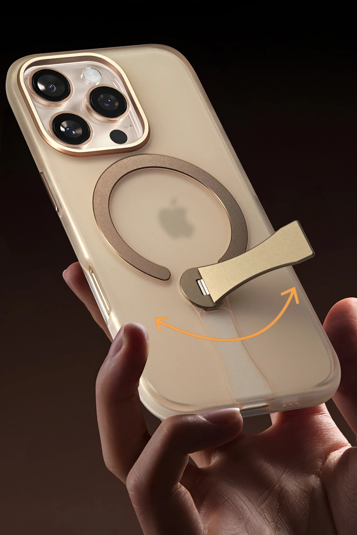 HDD Apple iPhone 16 HBC-354 Kunlun Standlı Magsafe Kapak