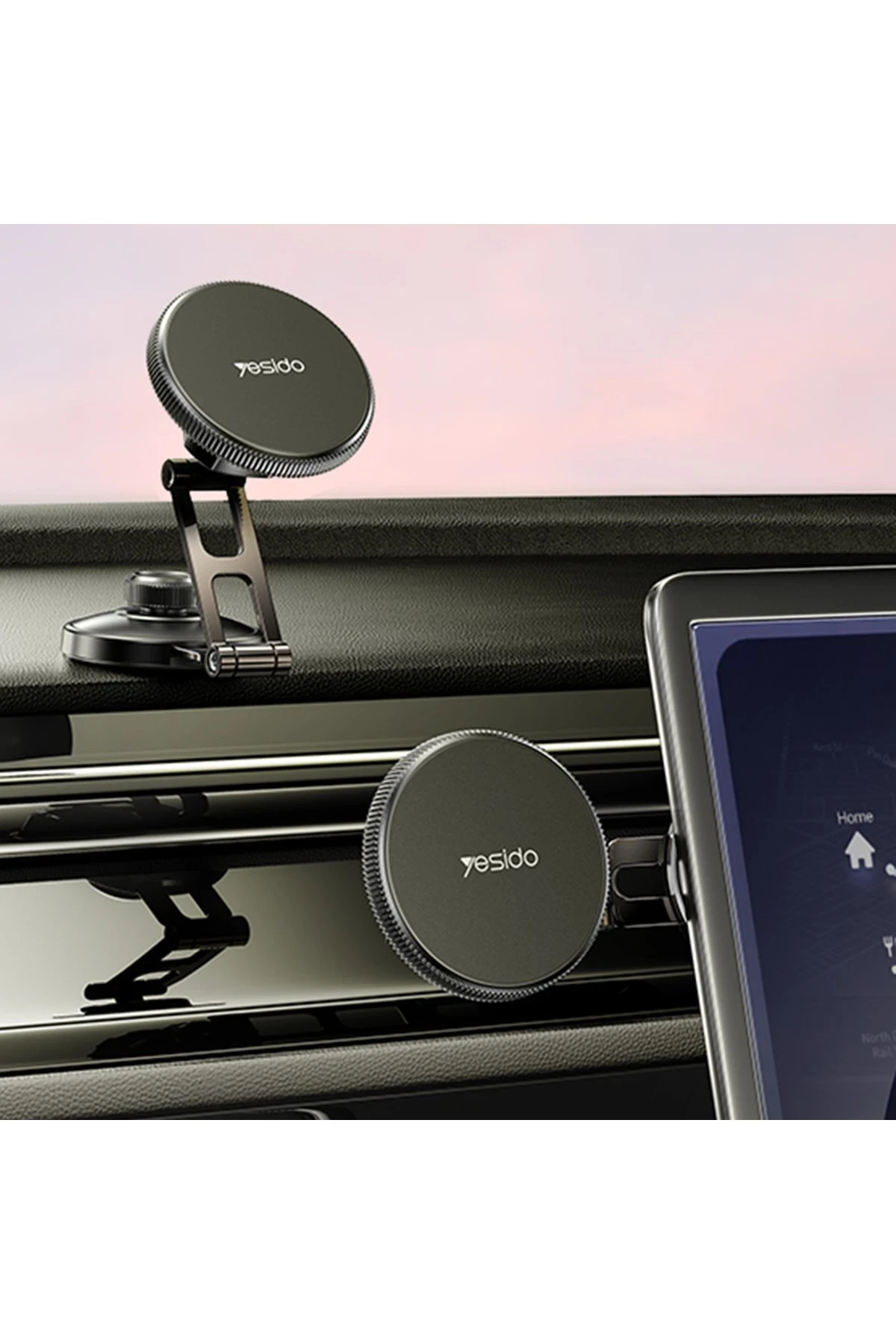 Yesido C199 Yapışkanlı 270 Derece Ayarlanabilir Manyetik Magsafe Telefon Tutucu