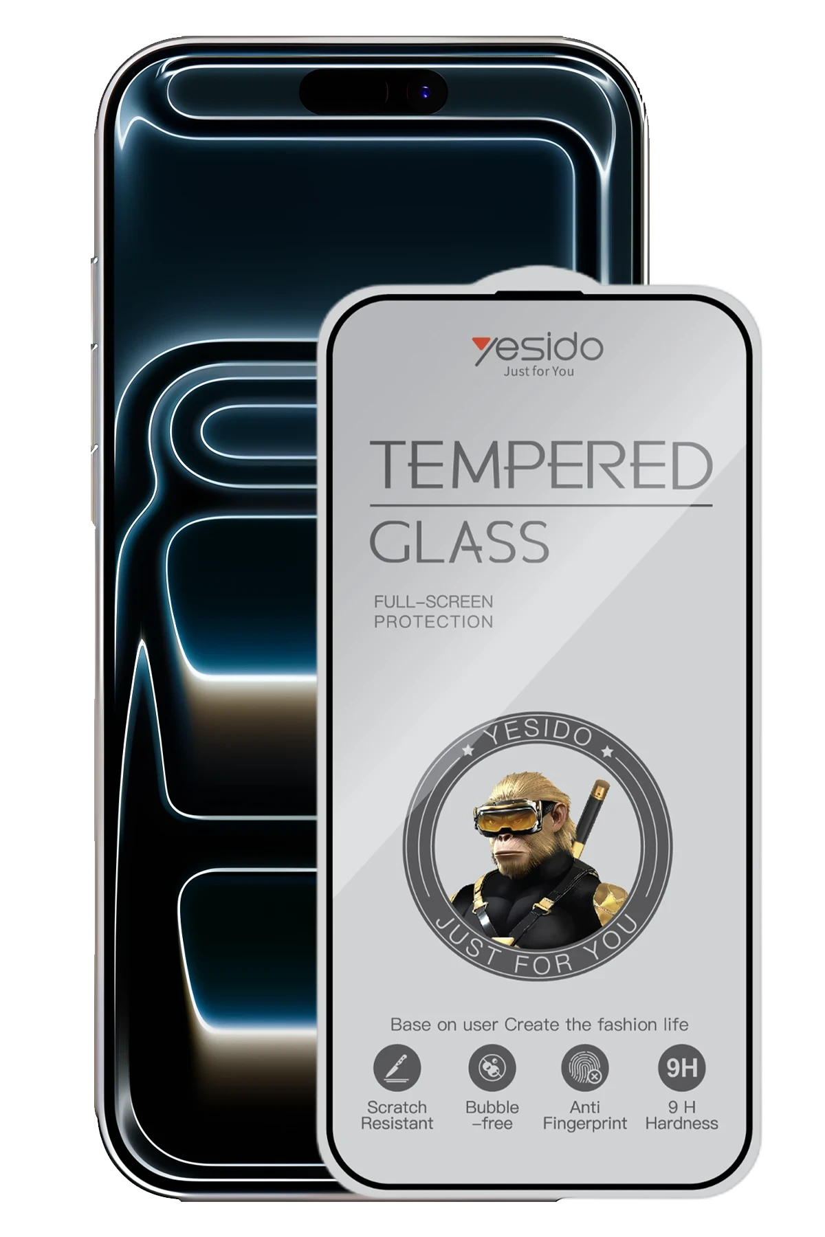 Yesido Apple iPhone 17 Air TG26 Ultra Clear HD Cam Ekran Koruyucu