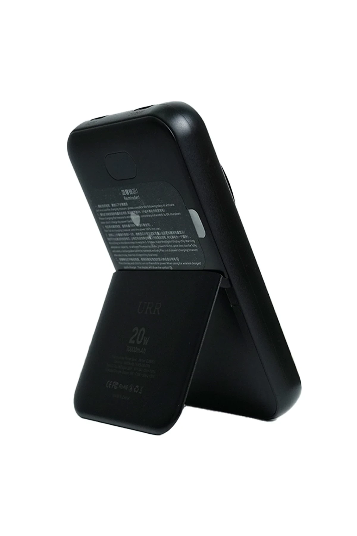 URR Multipurpose 20W 10.000 mAh Dijital Şarj Göstergeli Telefon ve Saat İçin Kablosuz Şarj Magsafe Powerbank